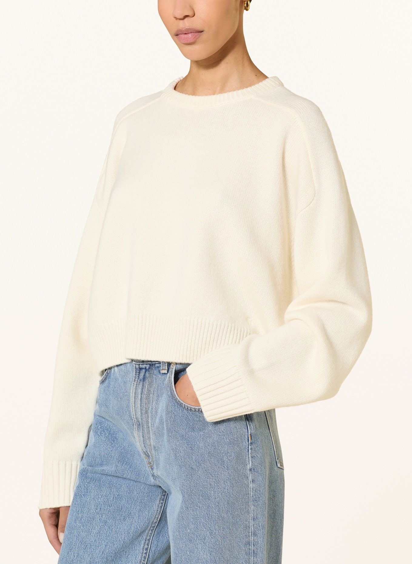 LOULOU DE SAISON Sweater BRUZZI: ECRU