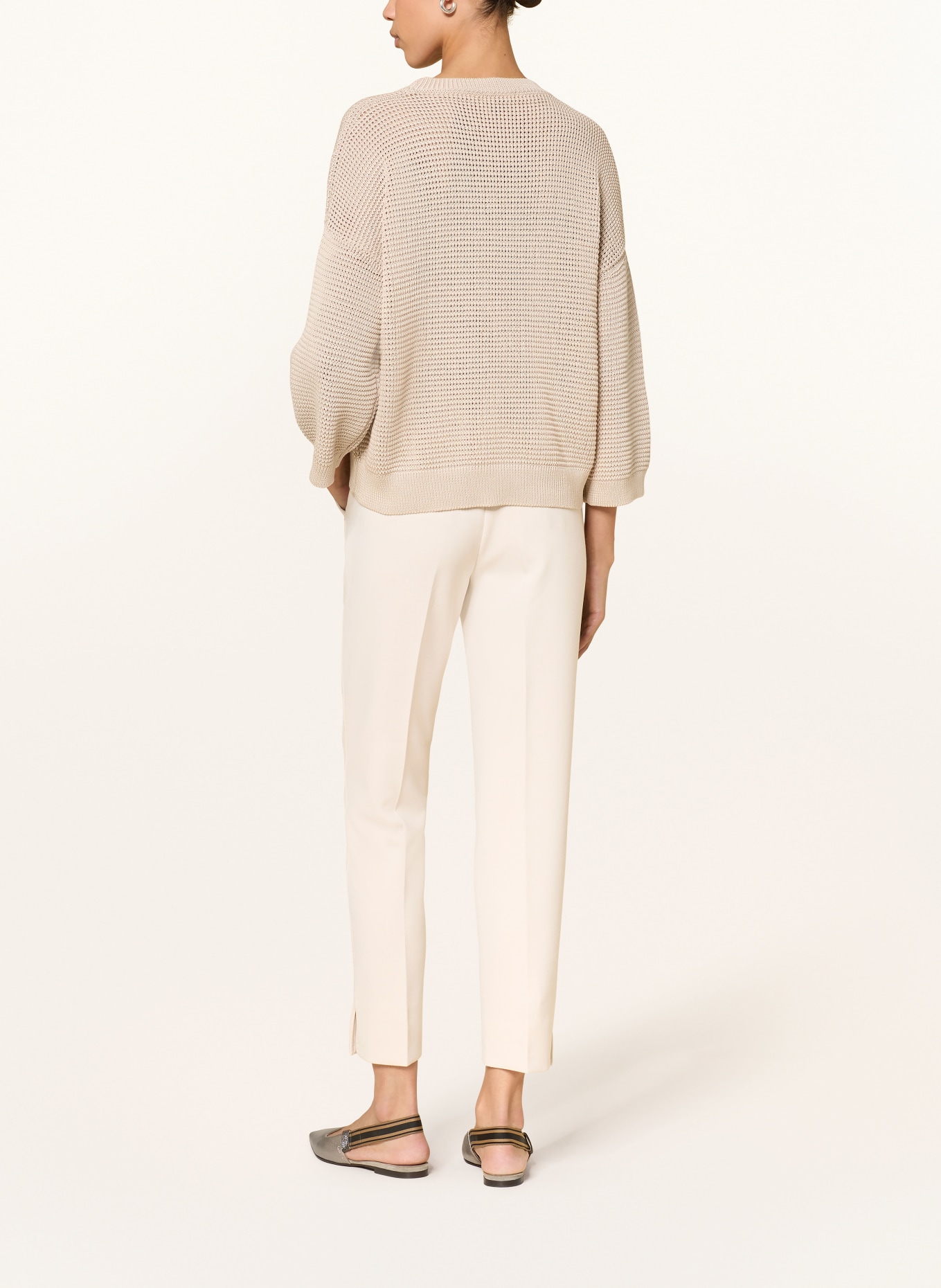 PESERICO Spodnie 7/8: BEŻOWY