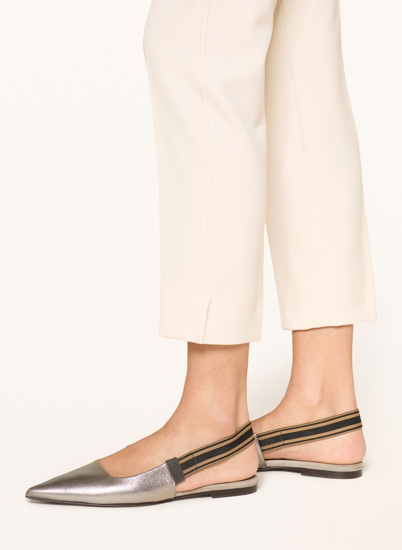 PESERICO Spodnie 7/8: BEŻOWY