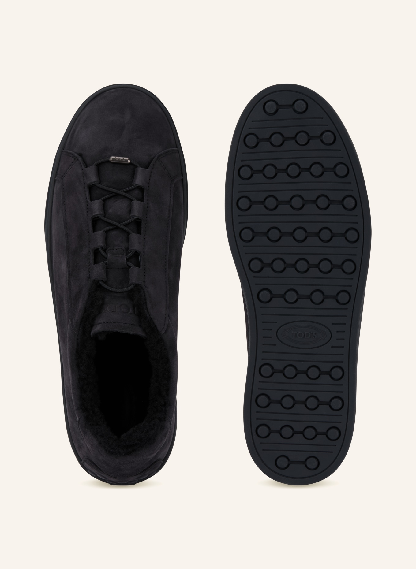 TOD'S Sneaker CASSETTA: SCHWARZ