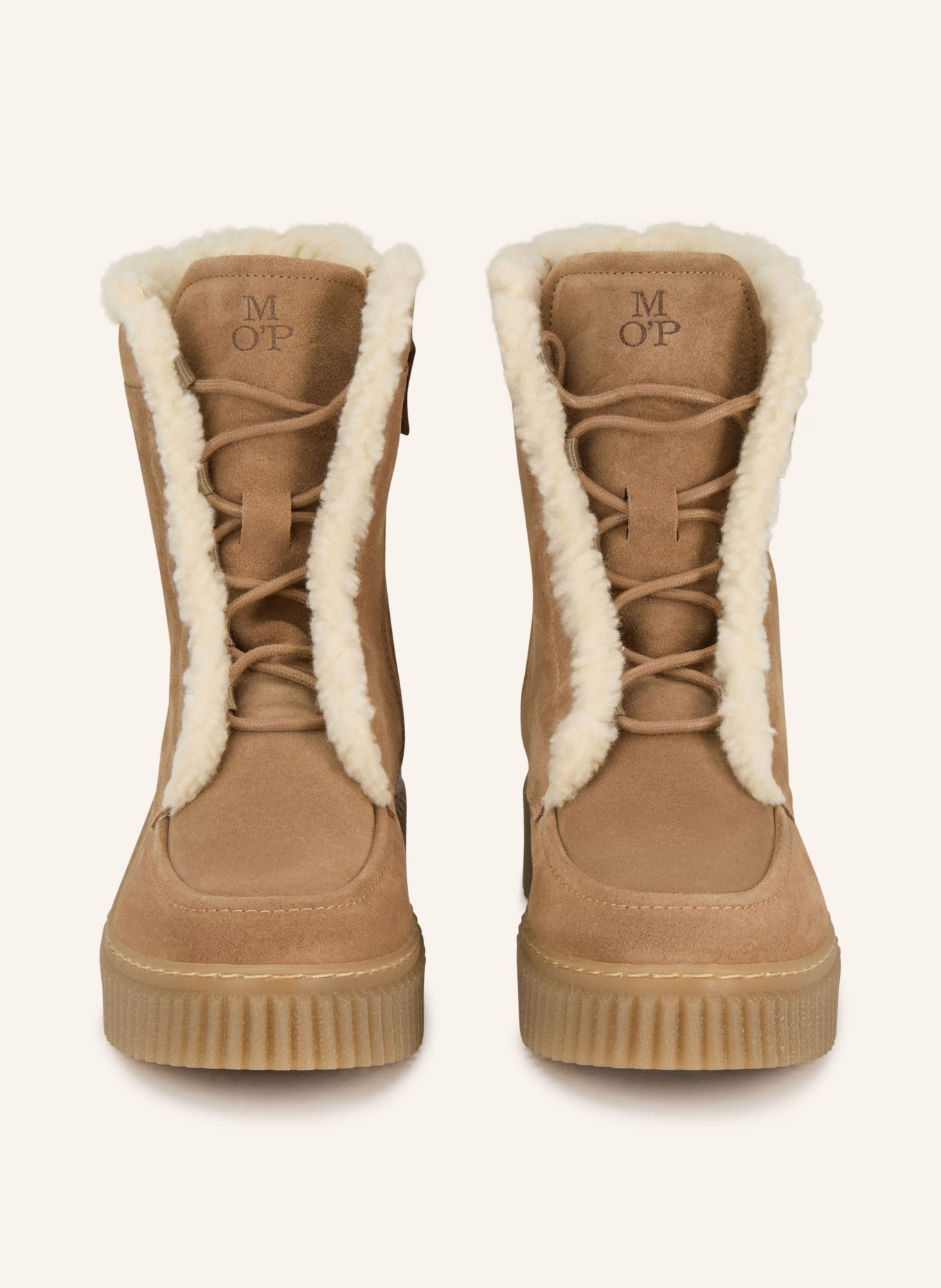 Marc O'Polo Buty typu plateau: CAMELOWY / KREMOWY