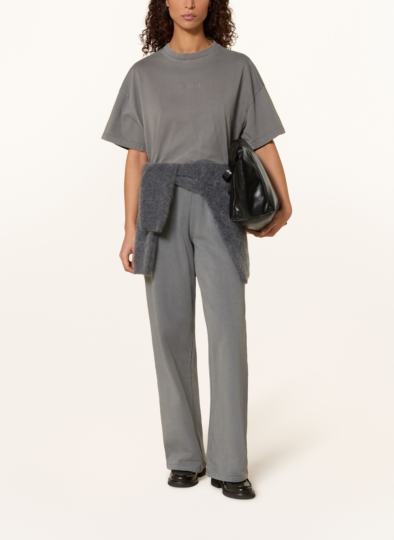 PEGADOR Spodnie dresowe ANNI: SZARY