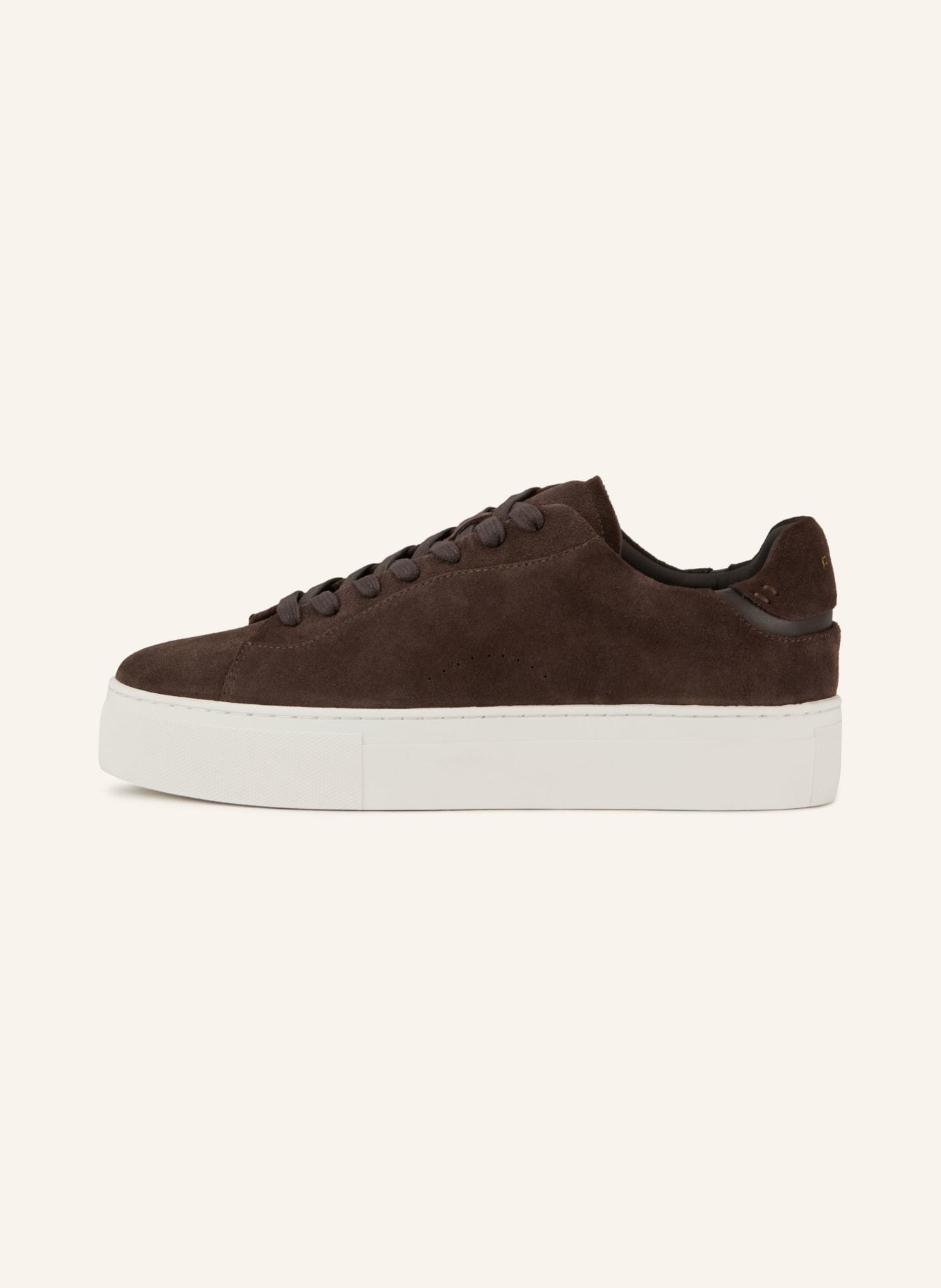 REISS FRANCESCA sneaker: DARK BROWN