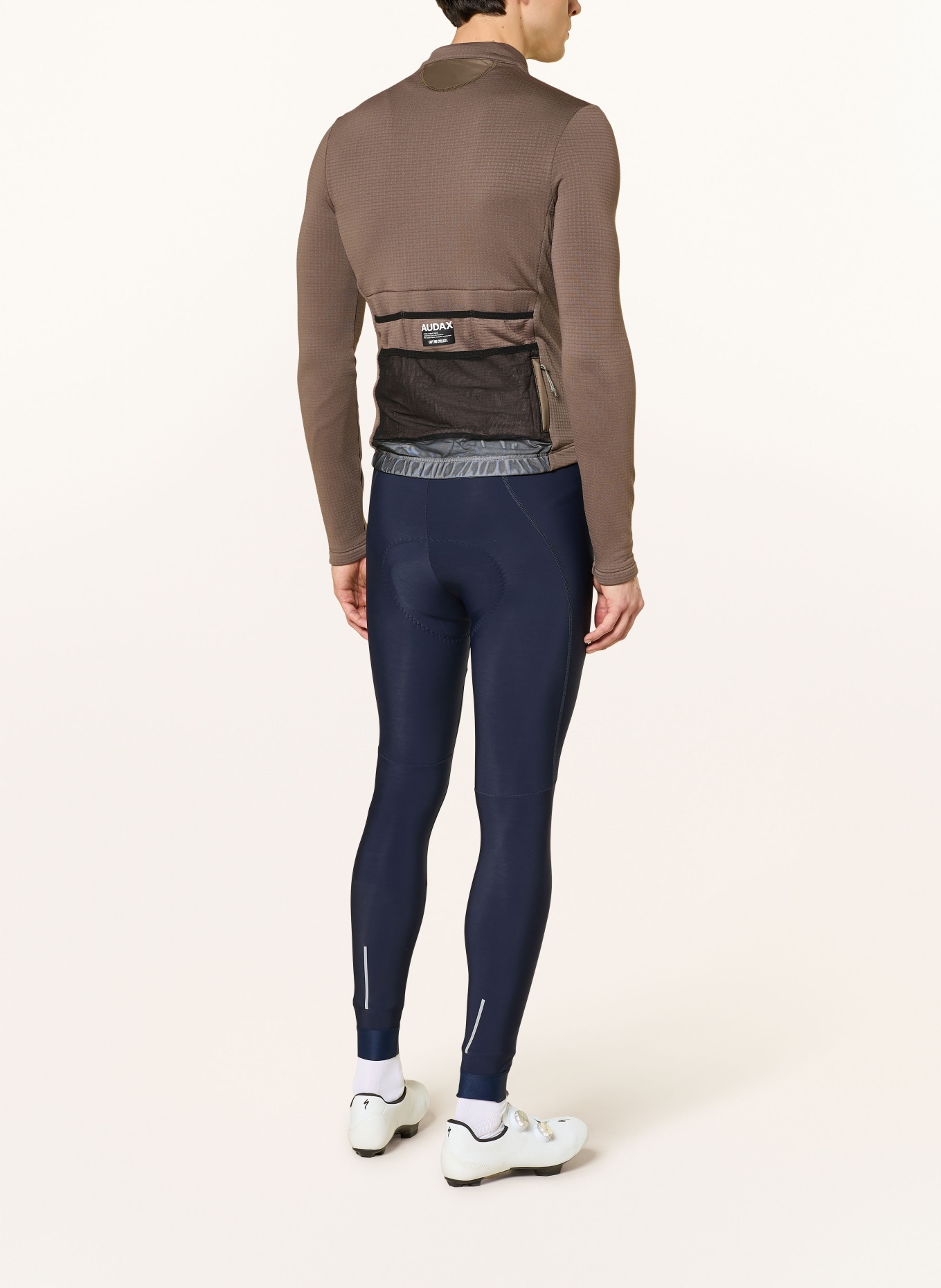 CAFÉ DU CYCLISTE Maillot cycliste thermique LORENNE: TAUPE