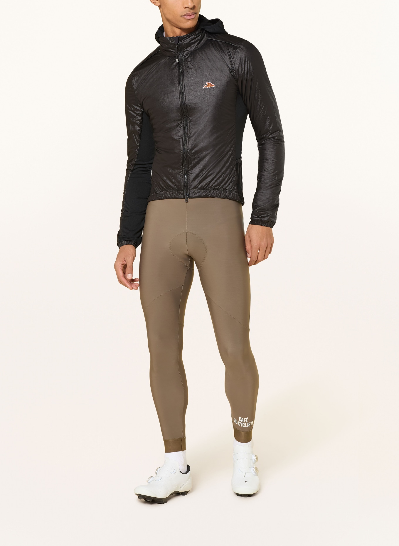 CAFÉ DU CYCLISTE Kurtka rowerowa LISE: CZARNY