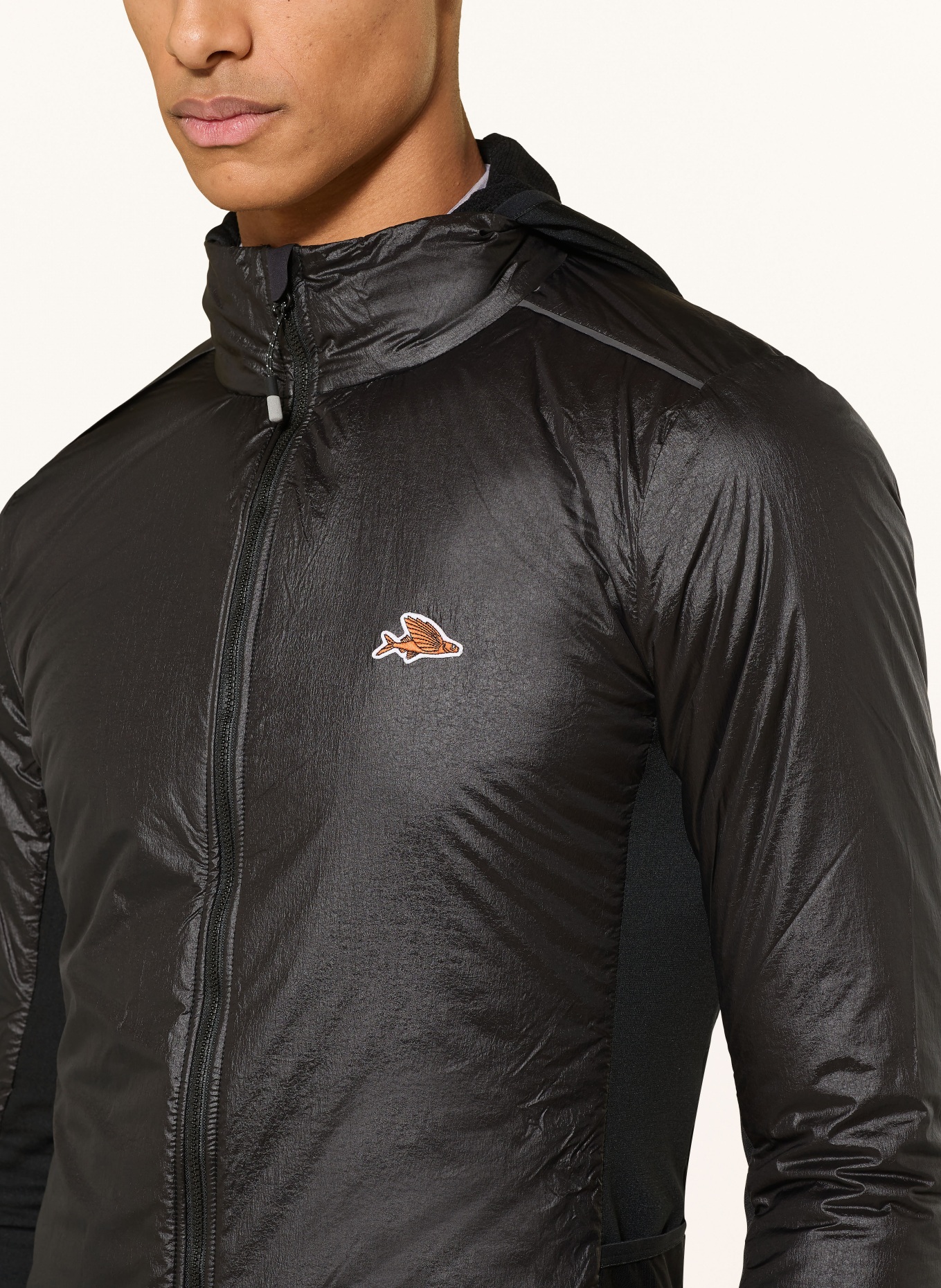 CAFÉ DU CYCLISTE Kurtka rowerowa LISE: CZARNY