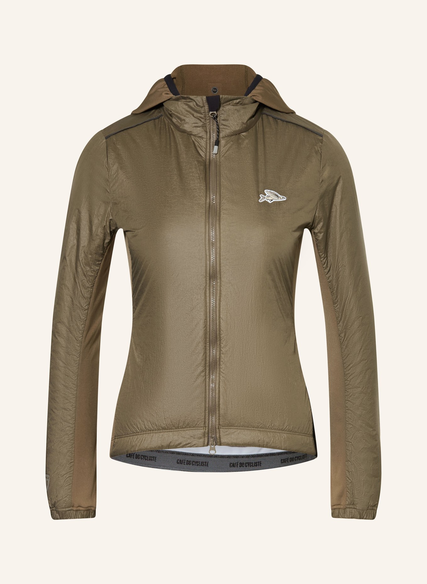 CAFÉ DU CYCLISTE Cyklistická bunda LISE: KHAKI