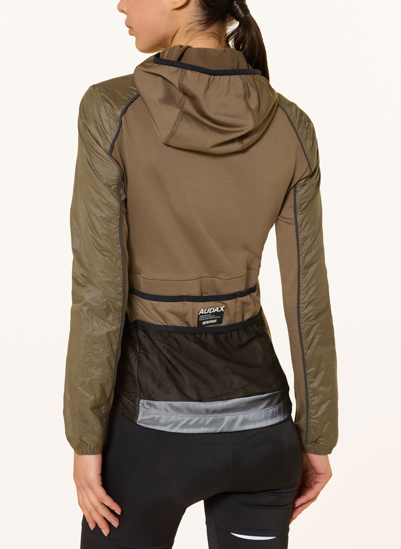 CAFÉ DU CYCLISTE Cyklistická bunda LISE: KHAKI