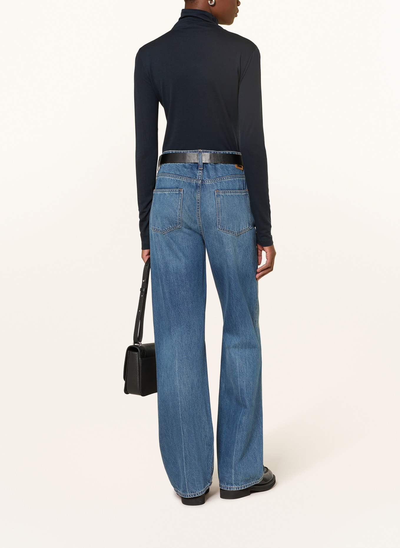 BOSS Longsleeve ELAVU: DUNKELBLAU