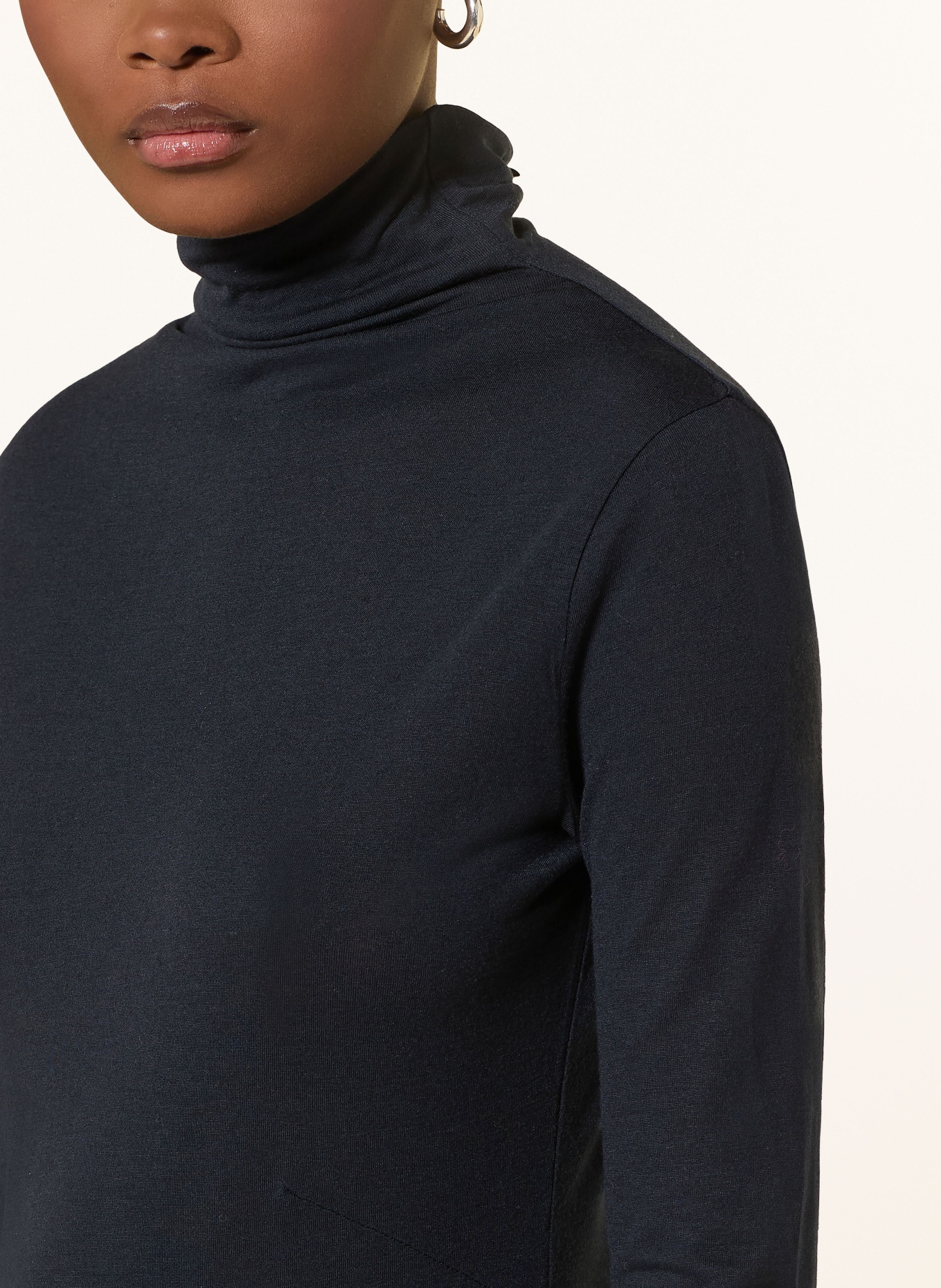 BOSS Longsleeve ELAVU: DUNKELBLAU