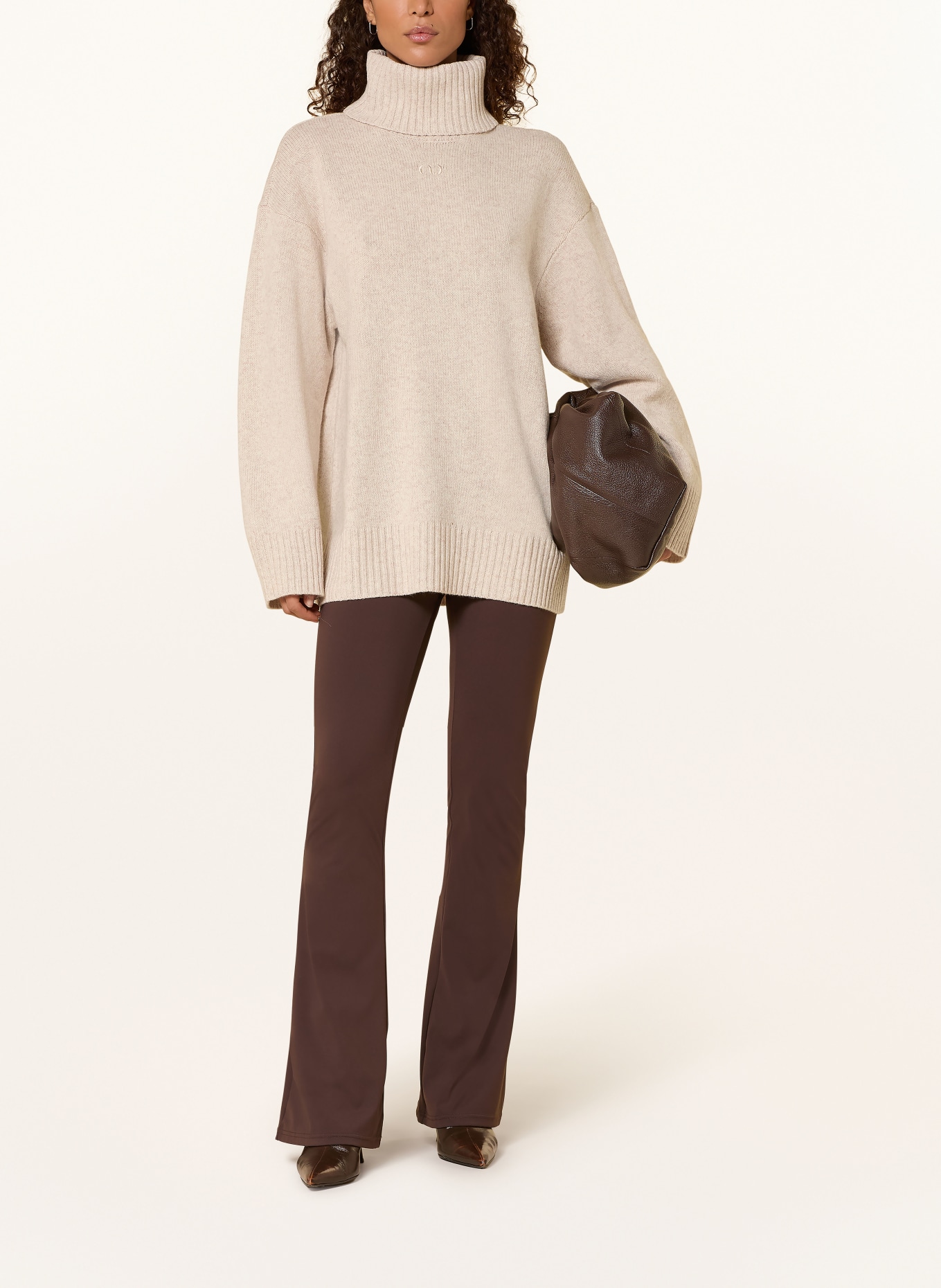 LeGer Studio Rollkragenpullover ERICA: BEIGE / ECRU