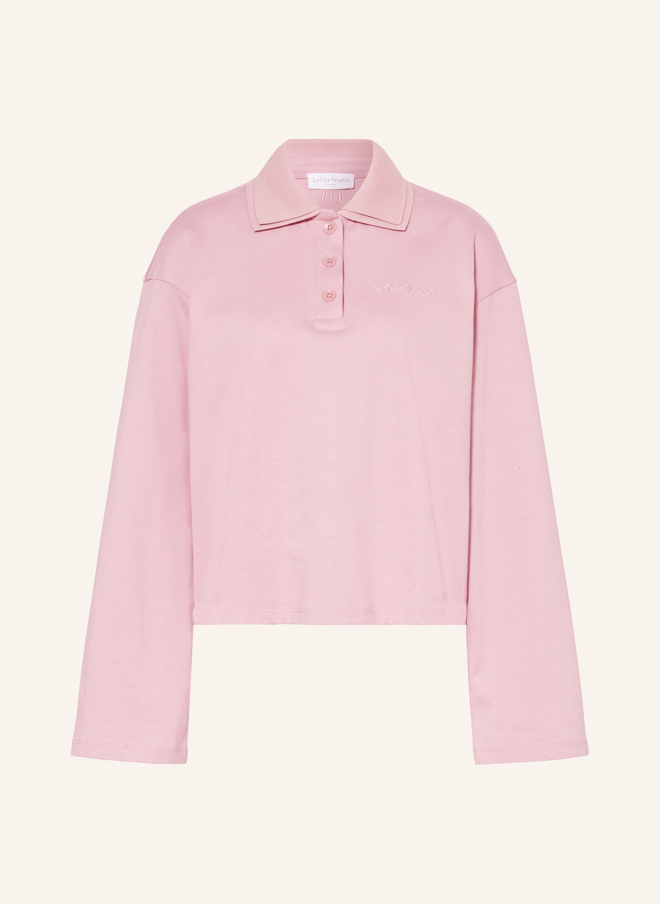 LeGer Studio Jersey-Poloshirt PINA: ROSÉ