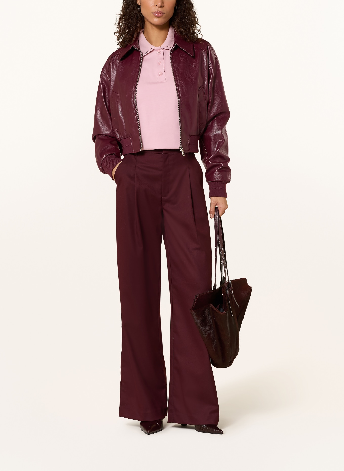 LeGer Studio Jersey-Poloshirt PINA: ROSÉ