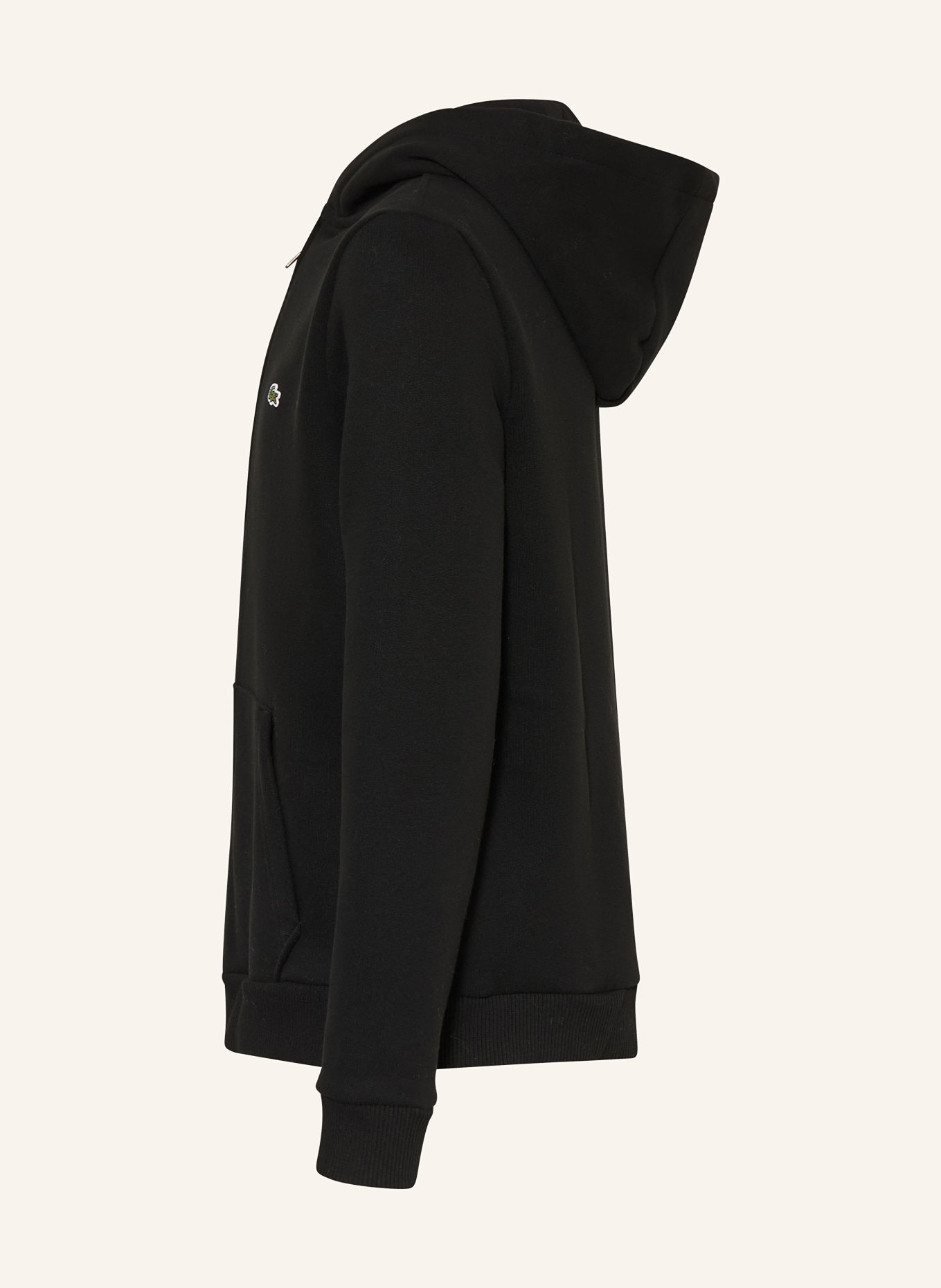 LACOSTE Sweatjacke: SCHWARZ