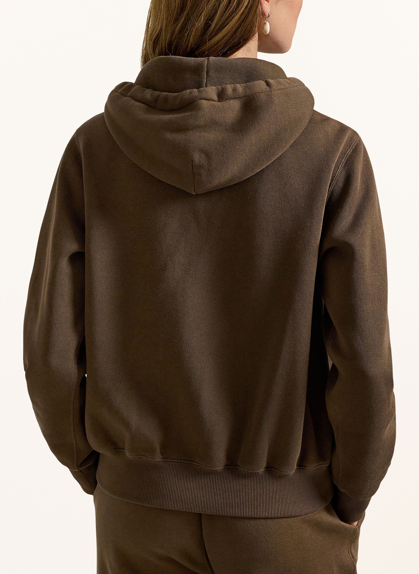 POLO RALPH LAUREN Sweat jacket: DARK BROWN