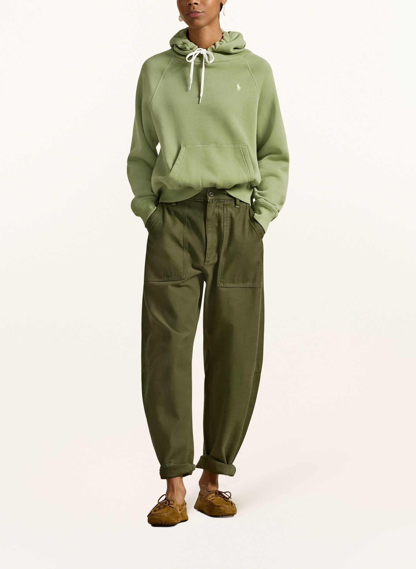 POLO RALPH LAUREN Hoodie: LIGHT GREEN
