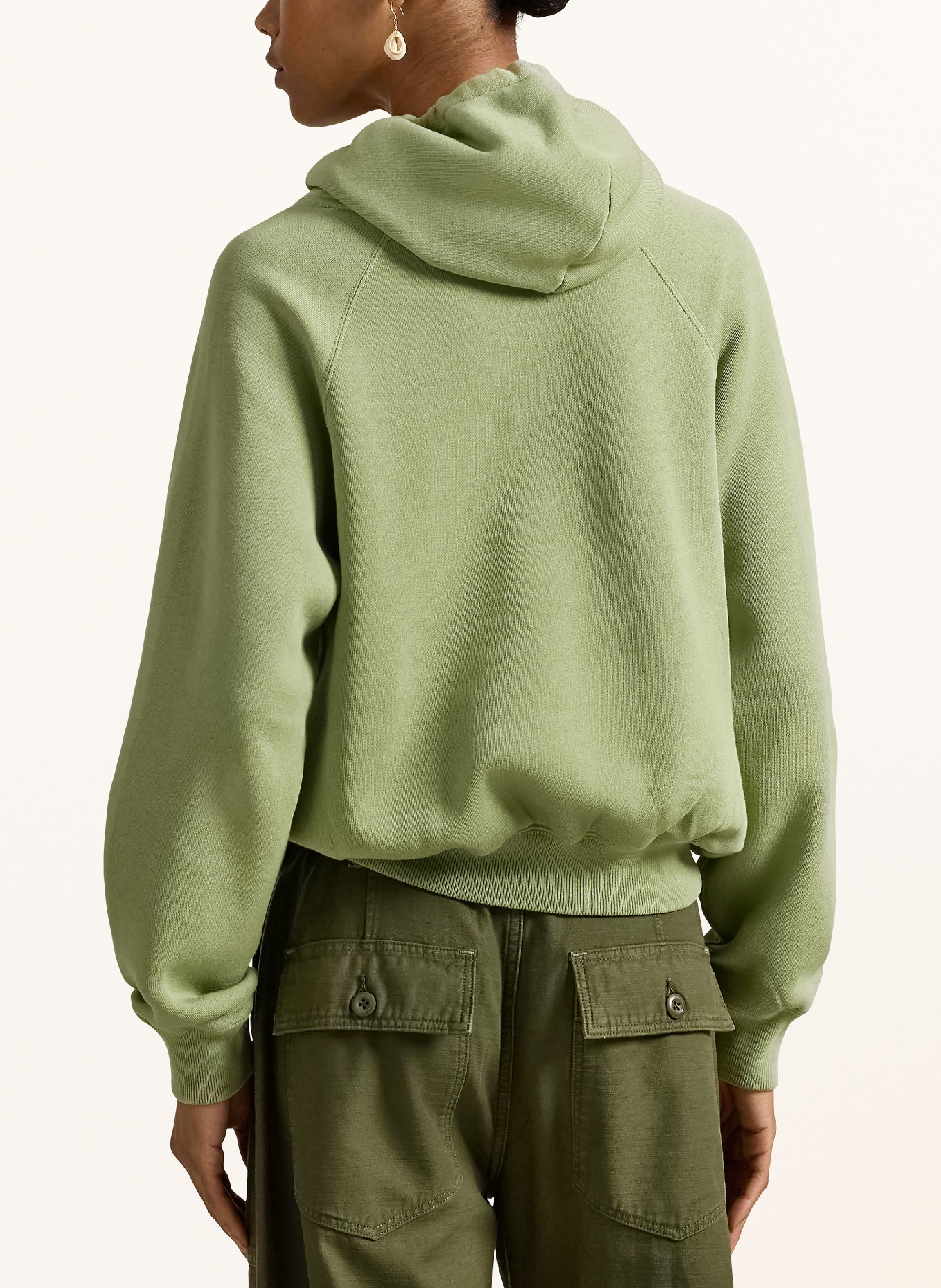 POLO RALPH LAUREN Hoodie: LIGHT GREEN