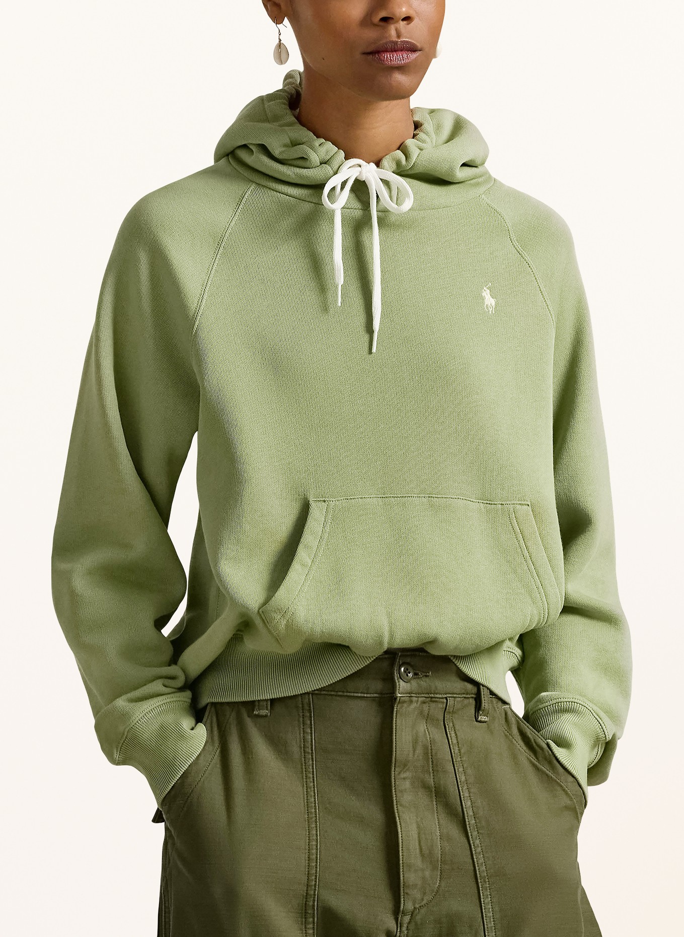 POLO RALPH LAUREN Hoodie: LIGHT GREEN