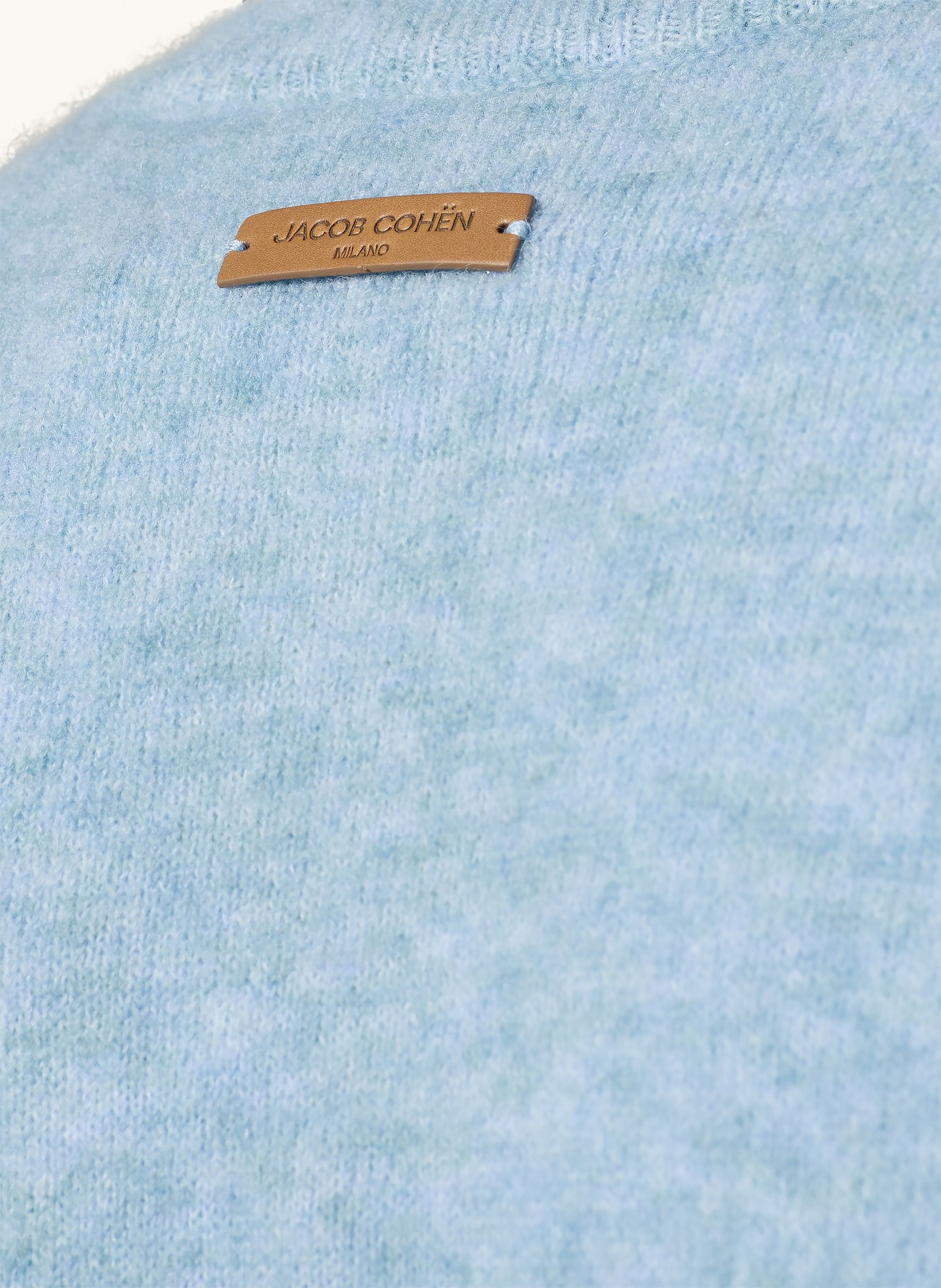 JACOB COHEN Pullover mit Alpaka: HELLBLAU / DUNKELGRAU / GRAU