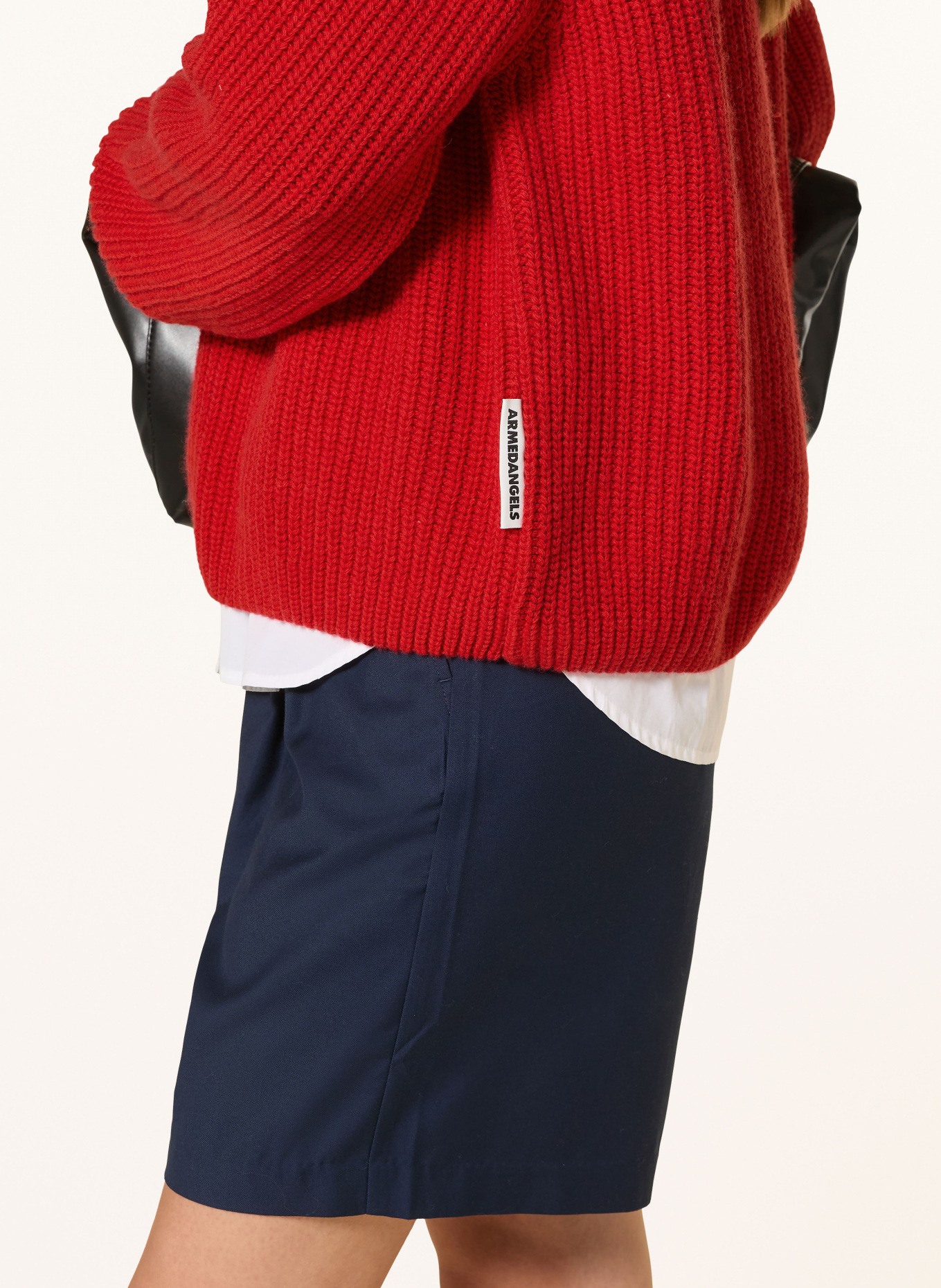 ARMEDANGELS Pullover KAAGI: ROT