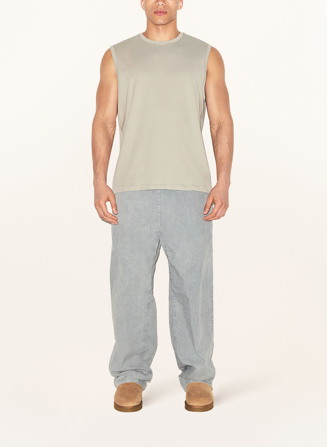 SKIMS SKIMS COTTON lounge shirt: TALC TALC