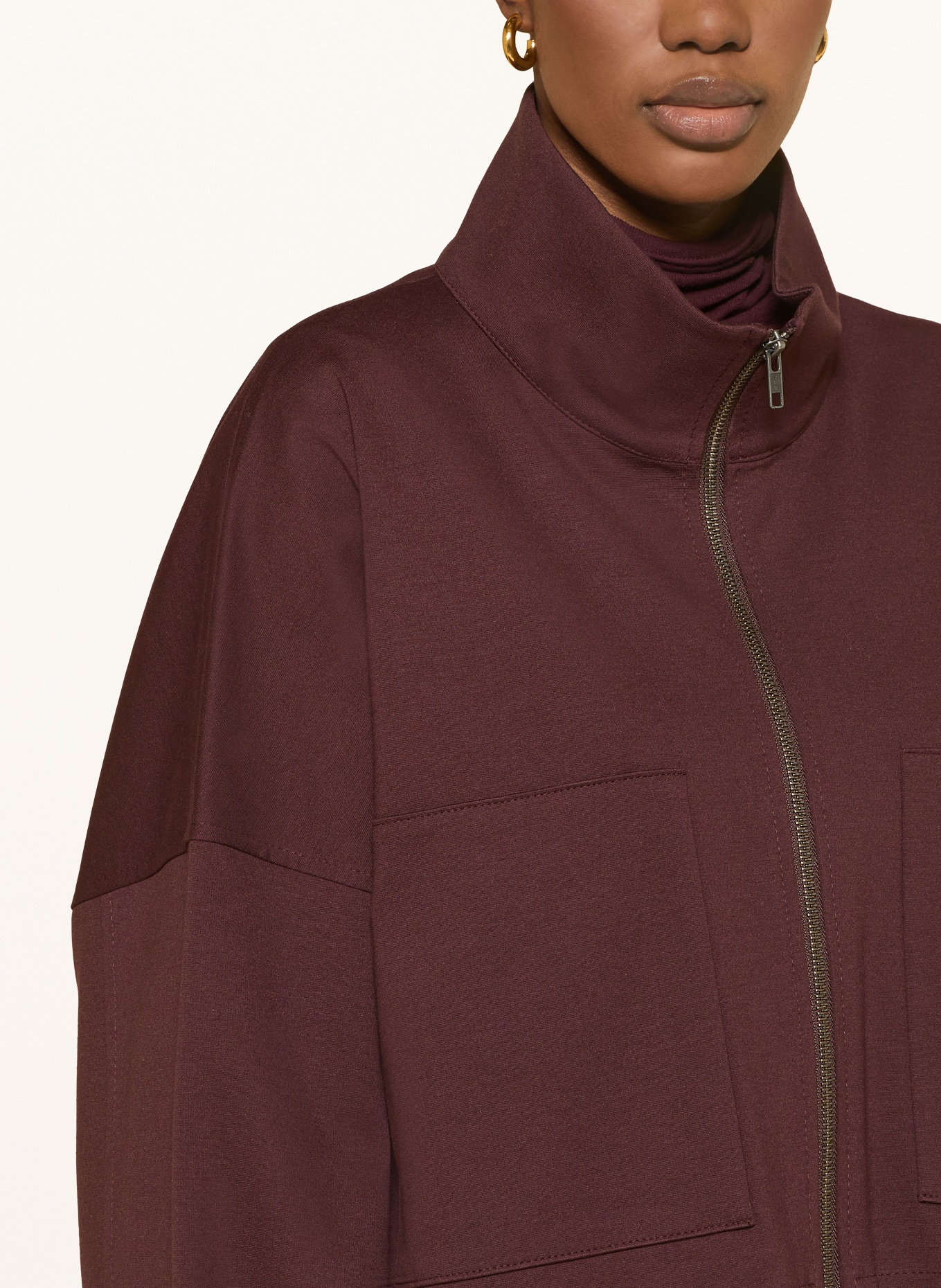 DRYKORN ELSTOW_1 box jacket: DARK BROWN