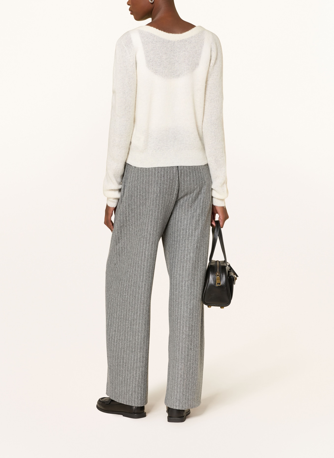 DRYKORN Kardigan GERTIJA z dodatkiem alpaki: BIAŁY