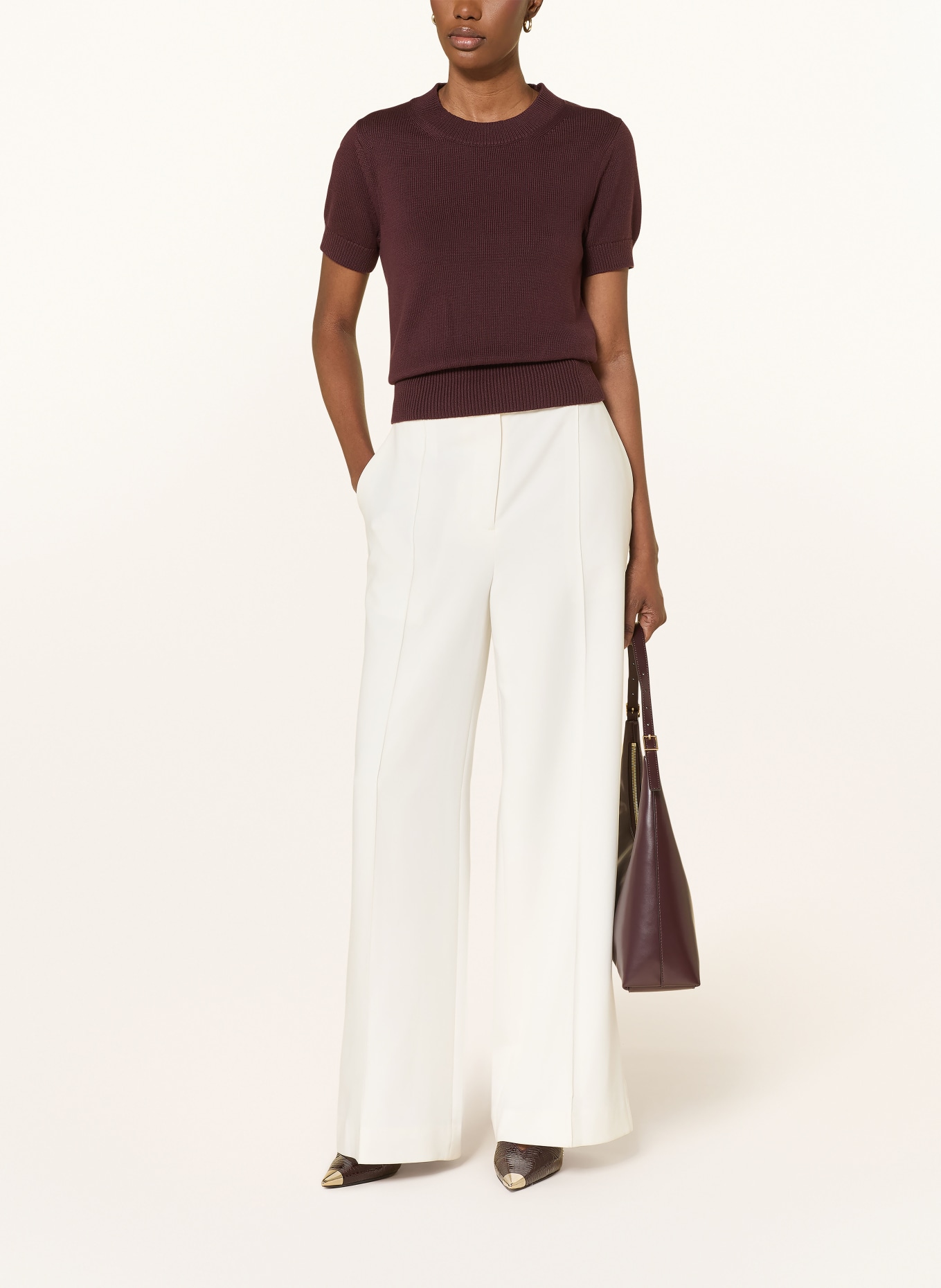 REISS Pullover: BRAUN