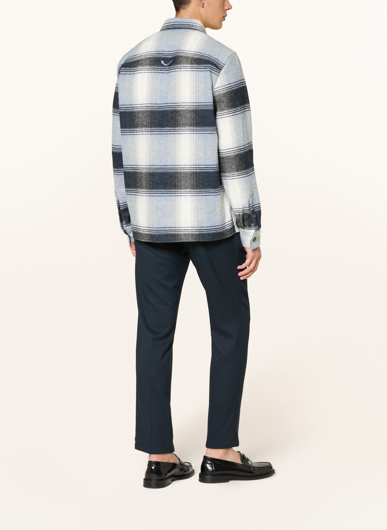 DRYKORN Hemd DIEGGO Comort Fit: HELLBLAU / CREME / DUNKELBLAU