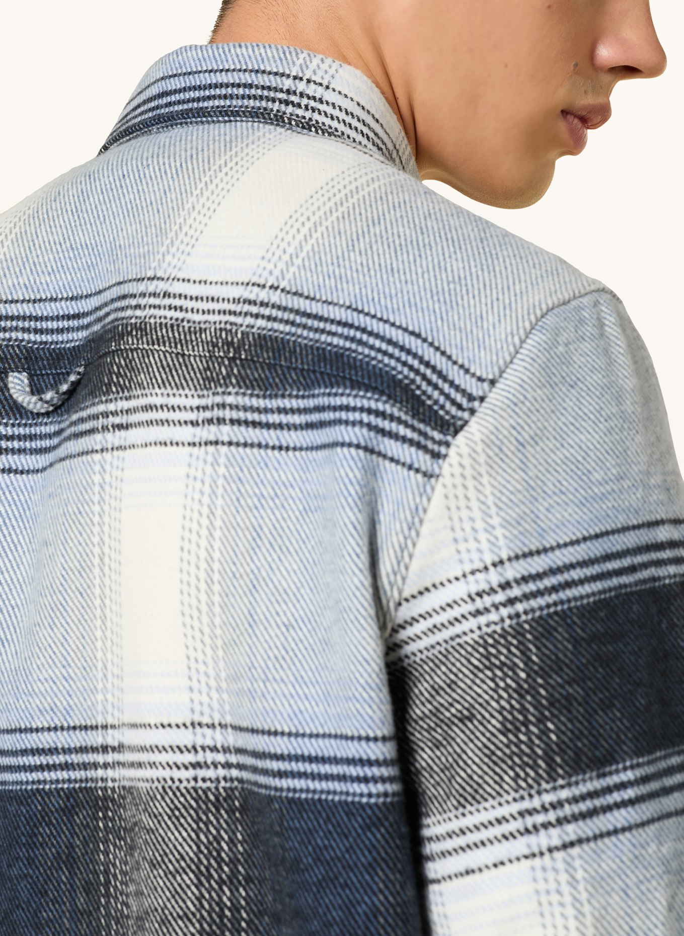 DRYKORN Hemd DIEGGO Comort Fit: HELLBLAU / CREME / DUNKELBLAU