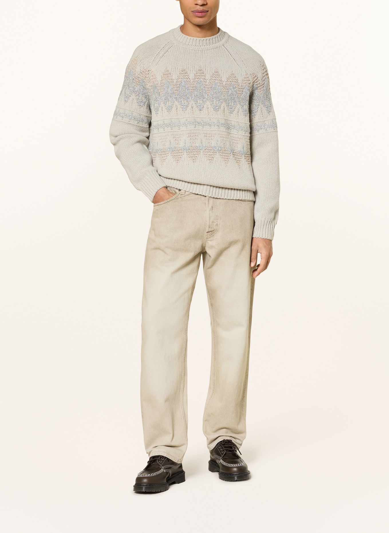 BOSS KAROMBO sweater: BEIGE