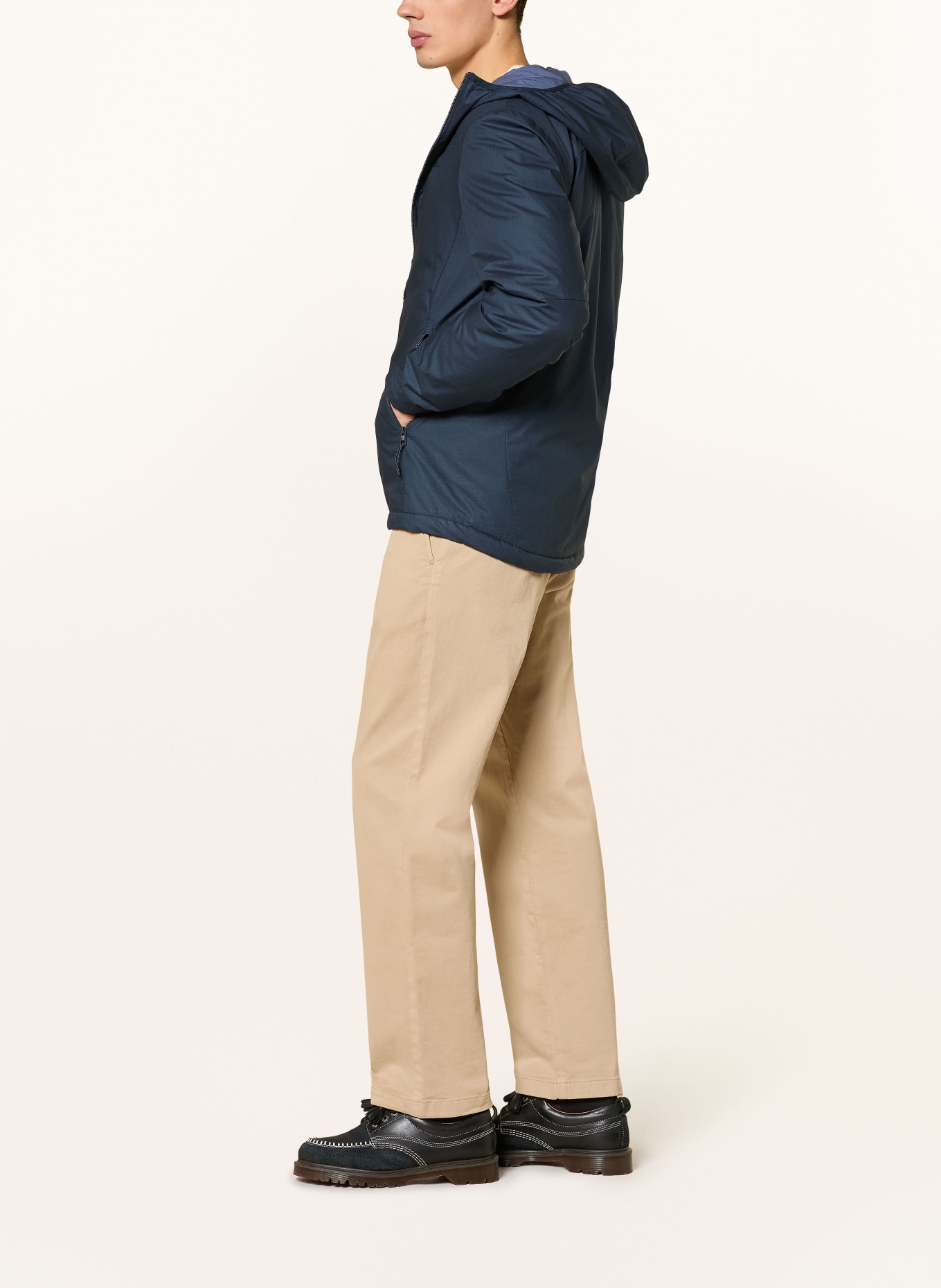 KnowledgeCotton Apparel VENT RIPSTOP 140 functional jacket: DARK BLUE