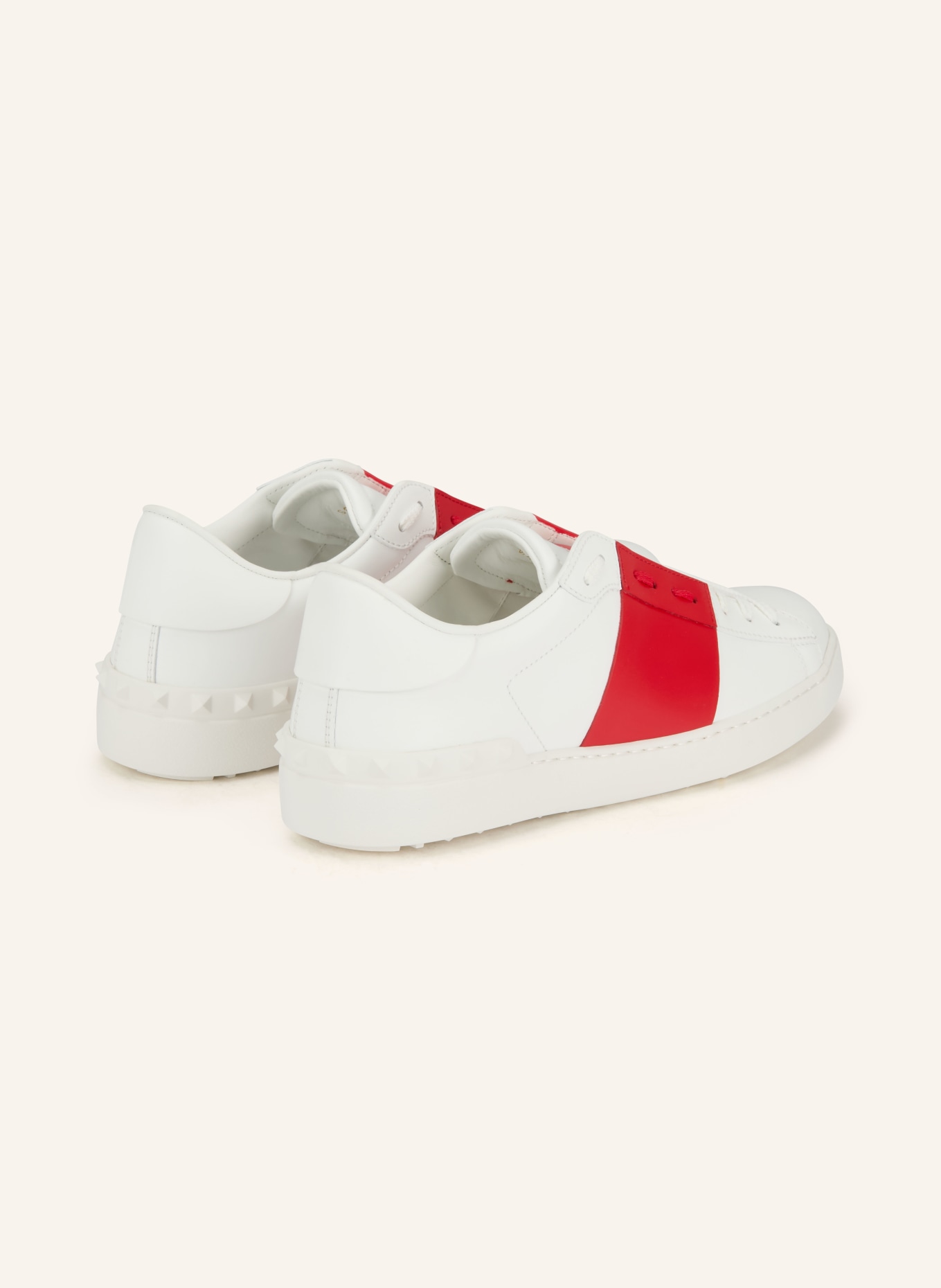 VALENTINO GARAVANI Sneakers OPEN: WHITE / RED