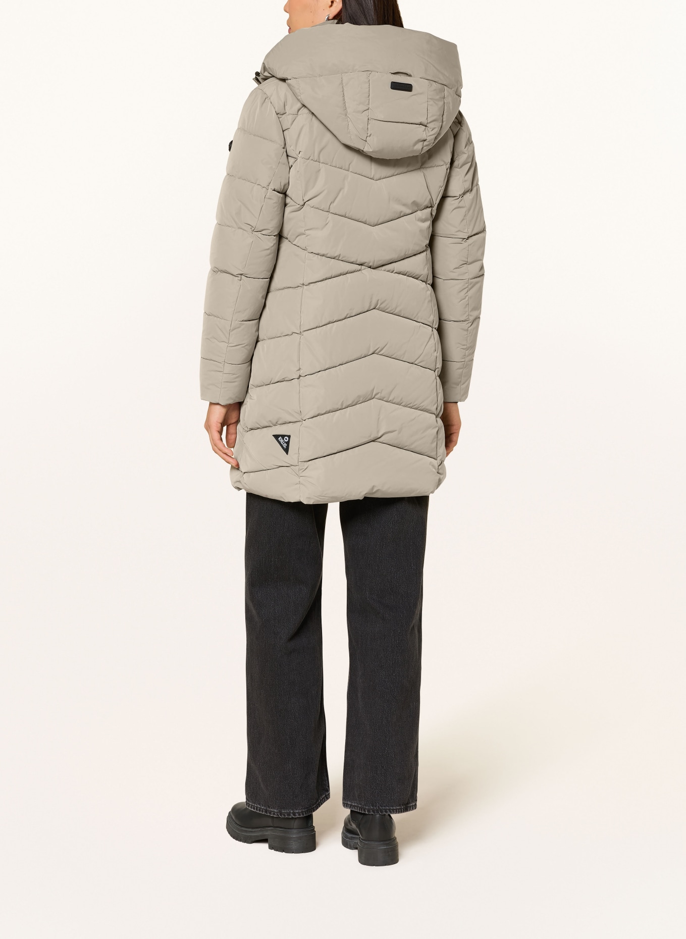 khujo Płaszcz pikowany DIER z odpinanym kołnierzem: SZARY