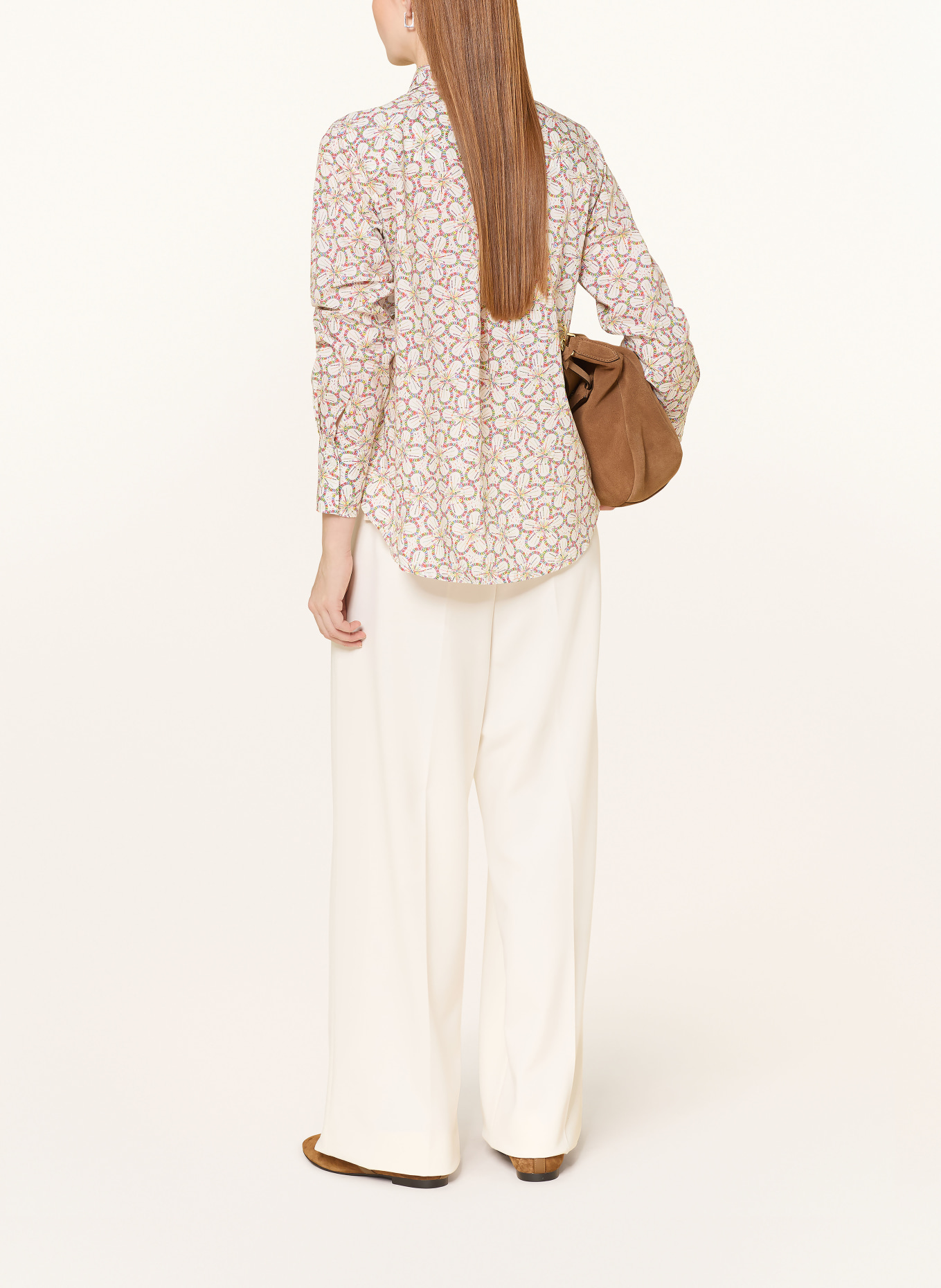 rossana diva Shirt blouse: ECRU / YELLOW / BLUE