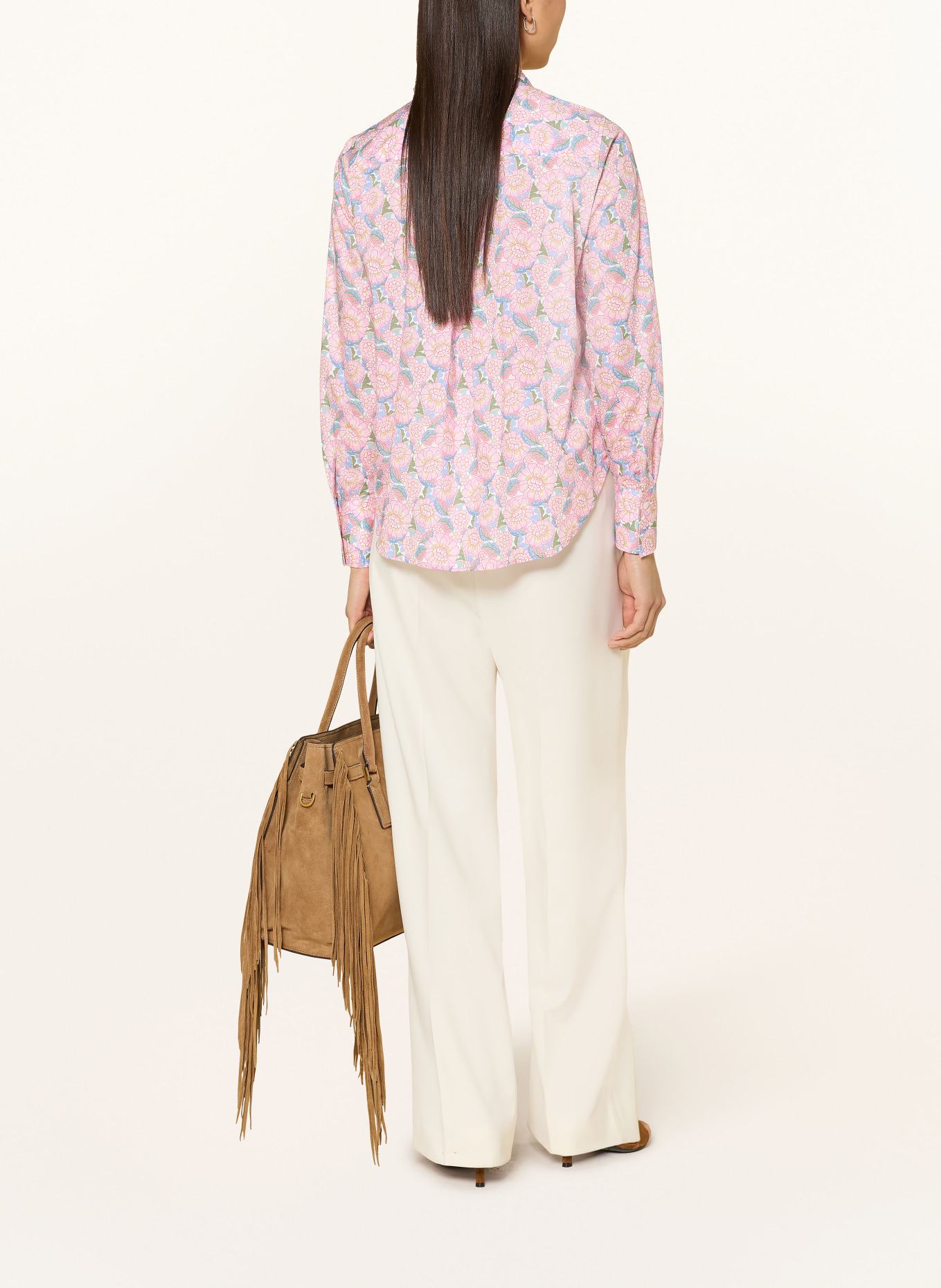 rossana diva Shirt blouse: PINK / GREEN / LIGHT BLUE