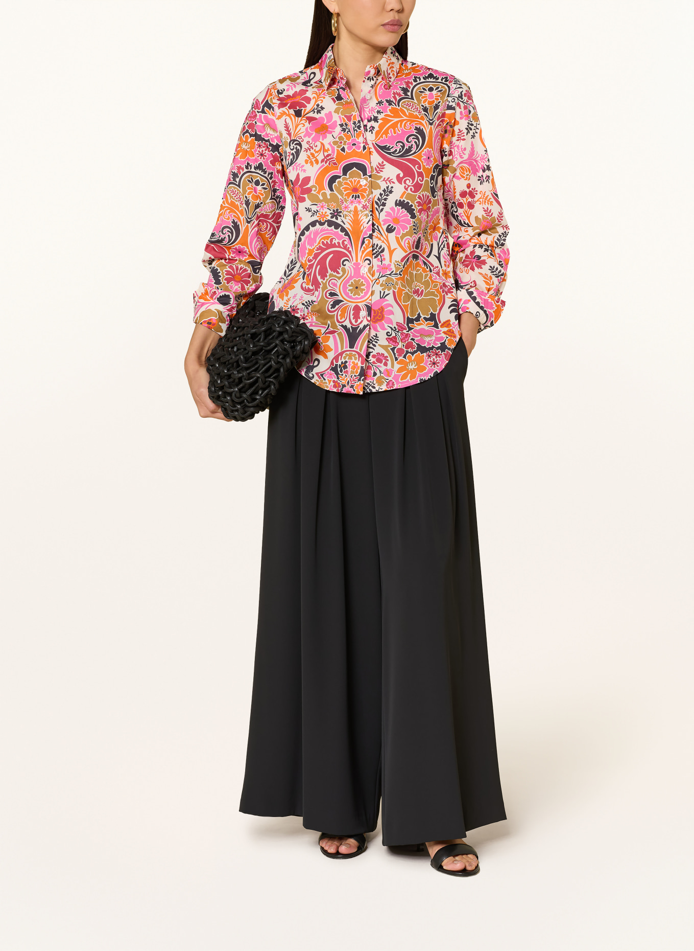 rossana diva Shirt blouse: PINK / ORANGE / KHAKI