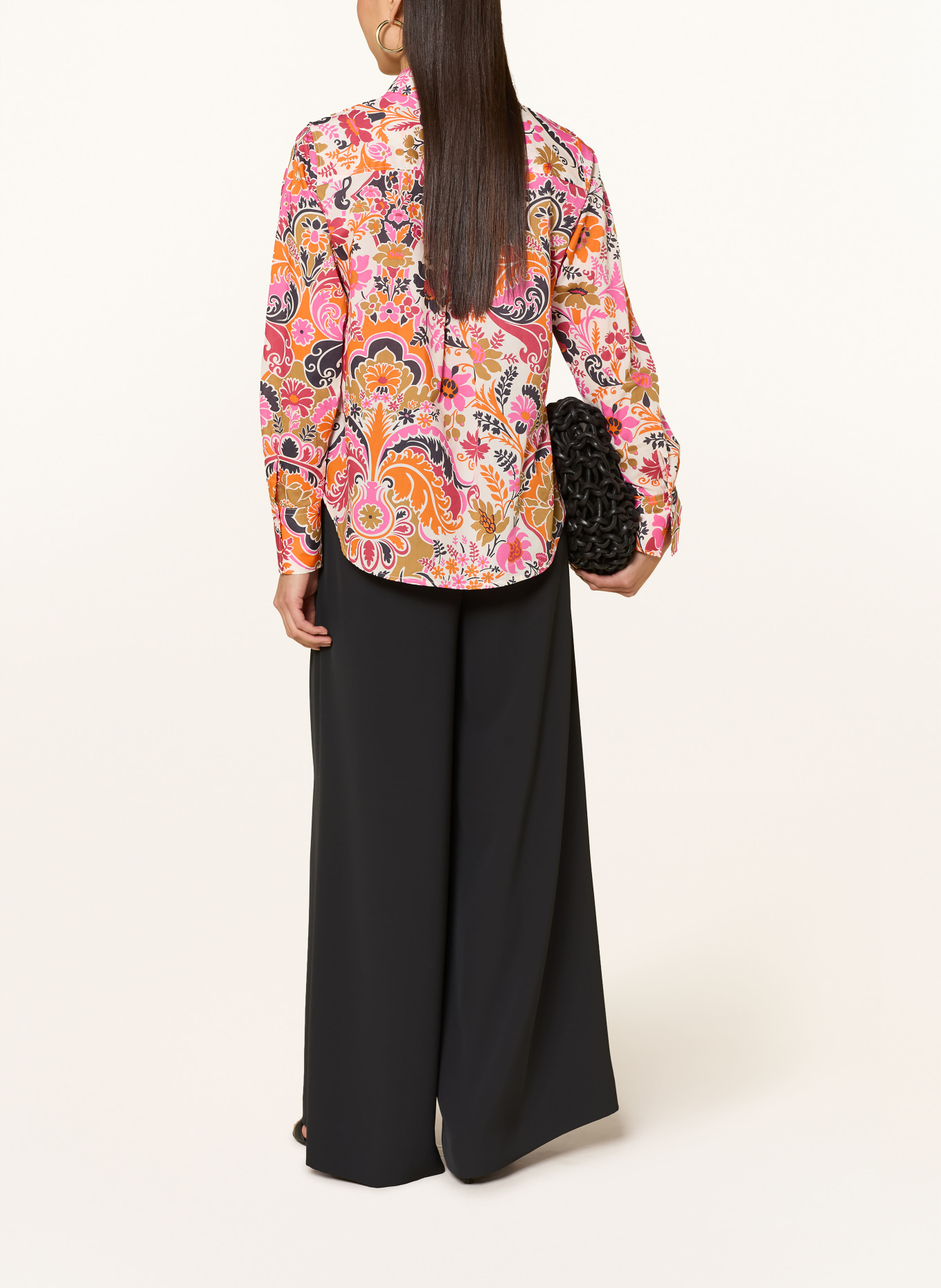 rossana diva Shirt blouse: PINK / ORANGE / KHAKI