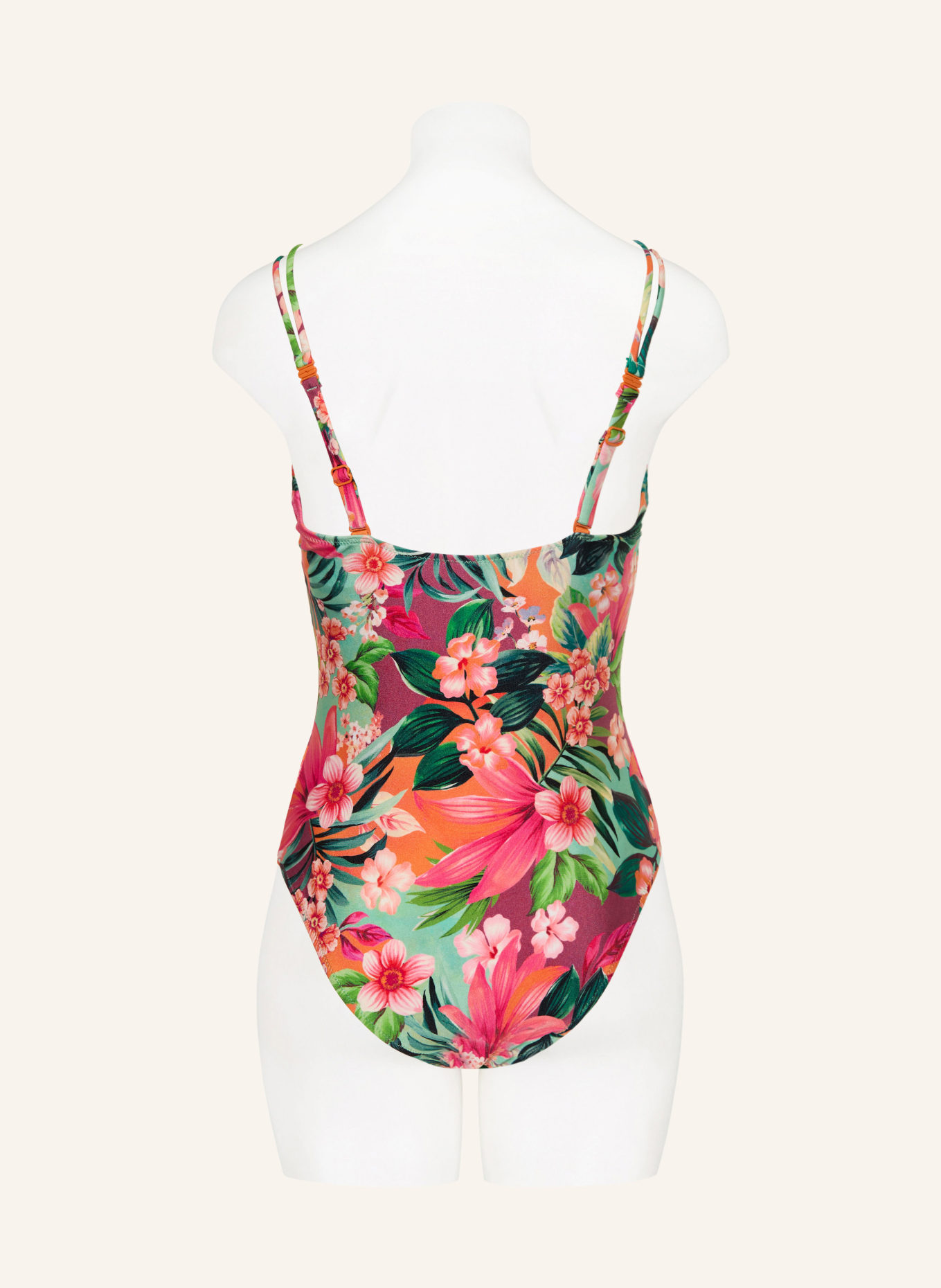 MARIE JO Kostium kąpielowy z ramiączkami NORMA JEANNE: POMARAŃCZOWY / MOCNORÓŻOWY / CIEMNOCZERWONY