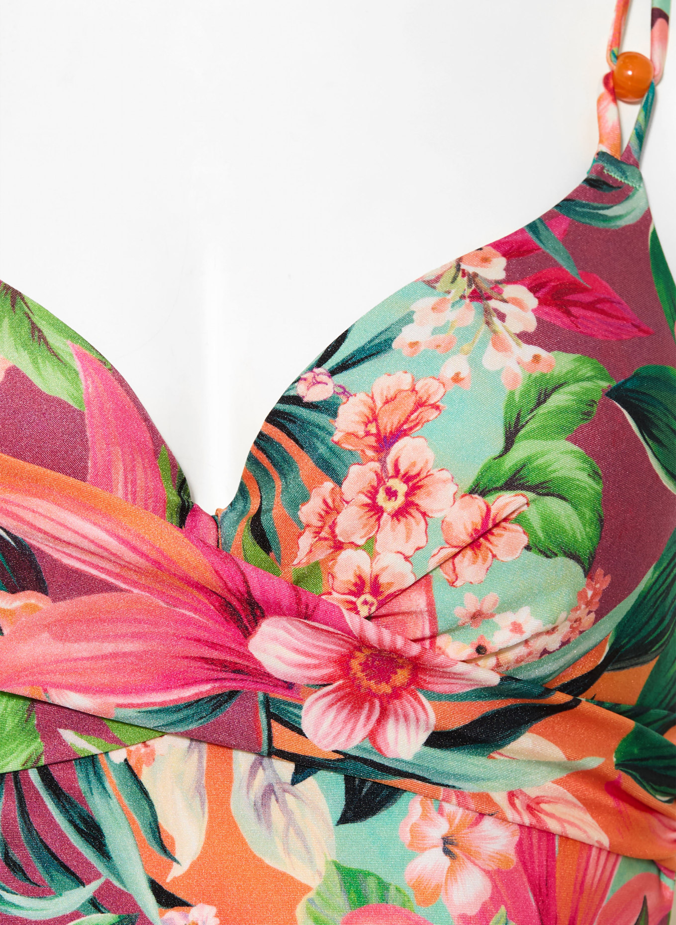 MARIE JO Kostium kąpielowy z ramiączkami NORMA JEANNE: POMARAŃCZOWY / MOCNORÓŻOWY / CIEMNOCZERWONY