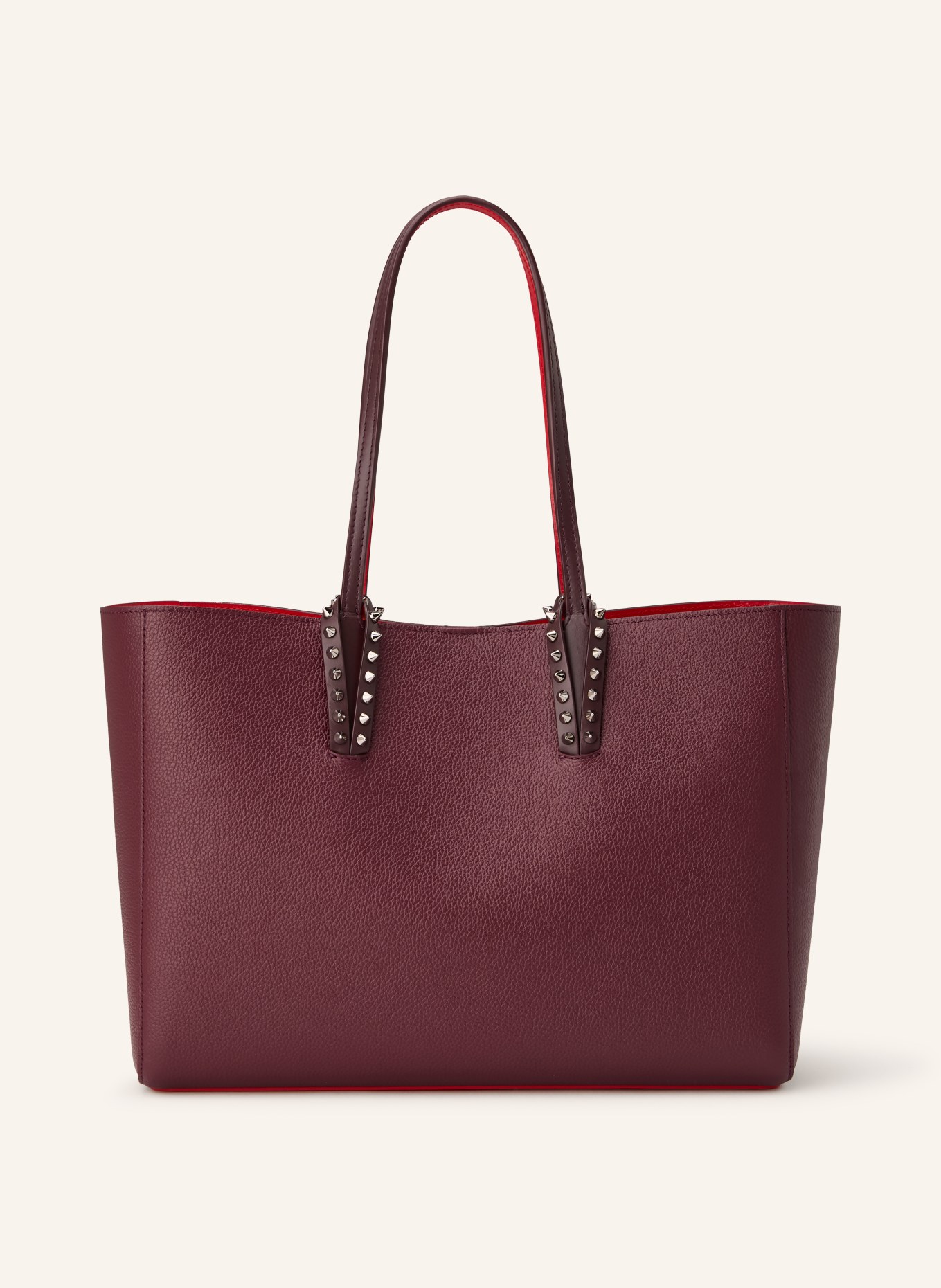 Christian Louboutin Shopper CABATA SMALL mit Pouch: DUNKELROT