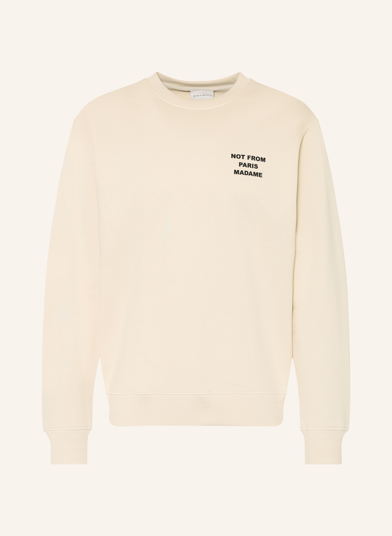 DRÔLE DE MONSIEUR Sweatshirt: BEIGE