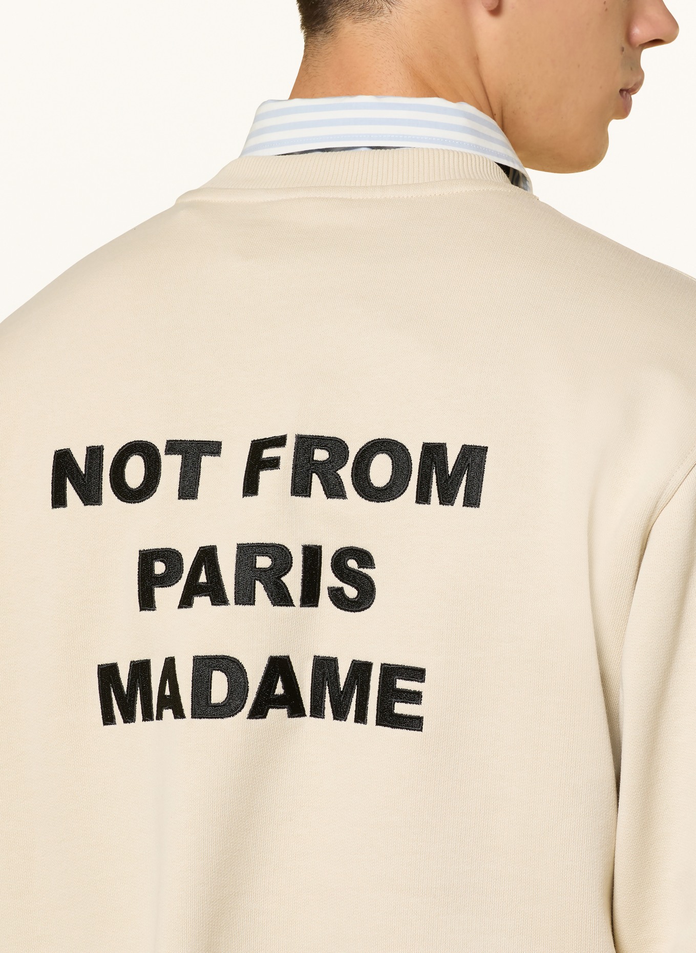 DRÔLE DE MONSIEUR Sweatshirt: BEIGE
