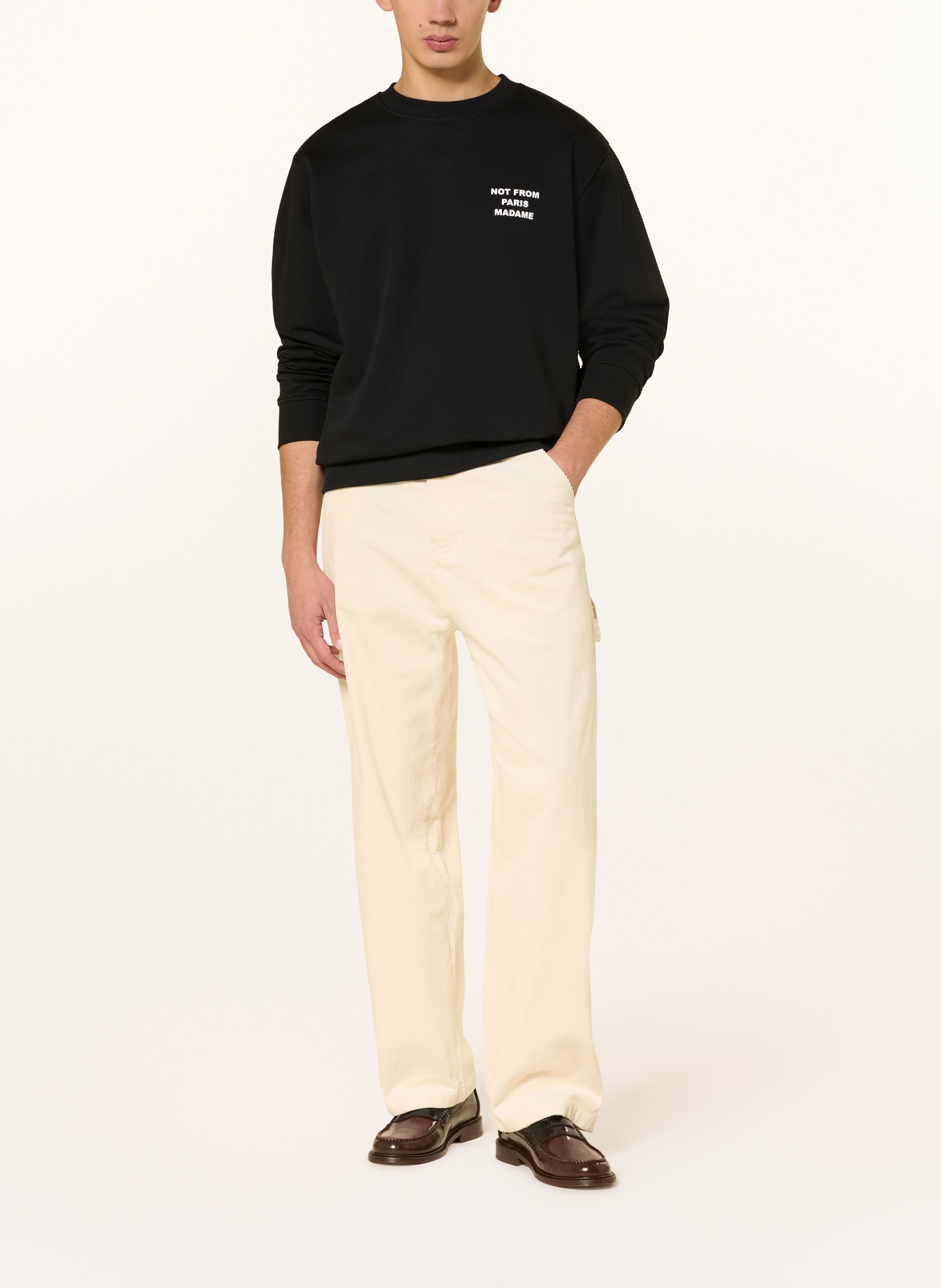 DRÔLE DE MONSIEUR sweat-shirt: NOIR