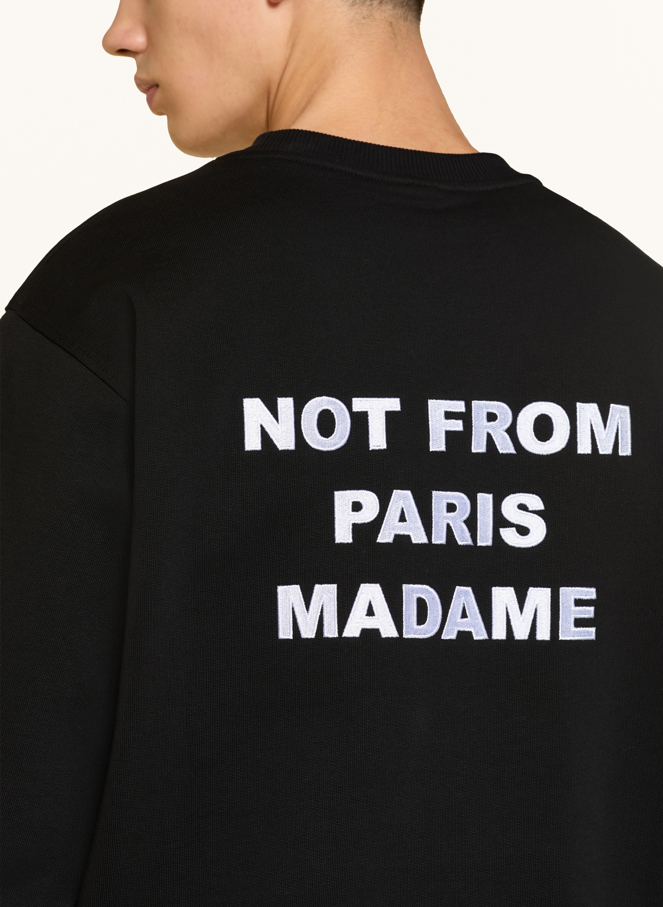 DRÔLE DE MONSIEUR sweat-shirt: NOIR