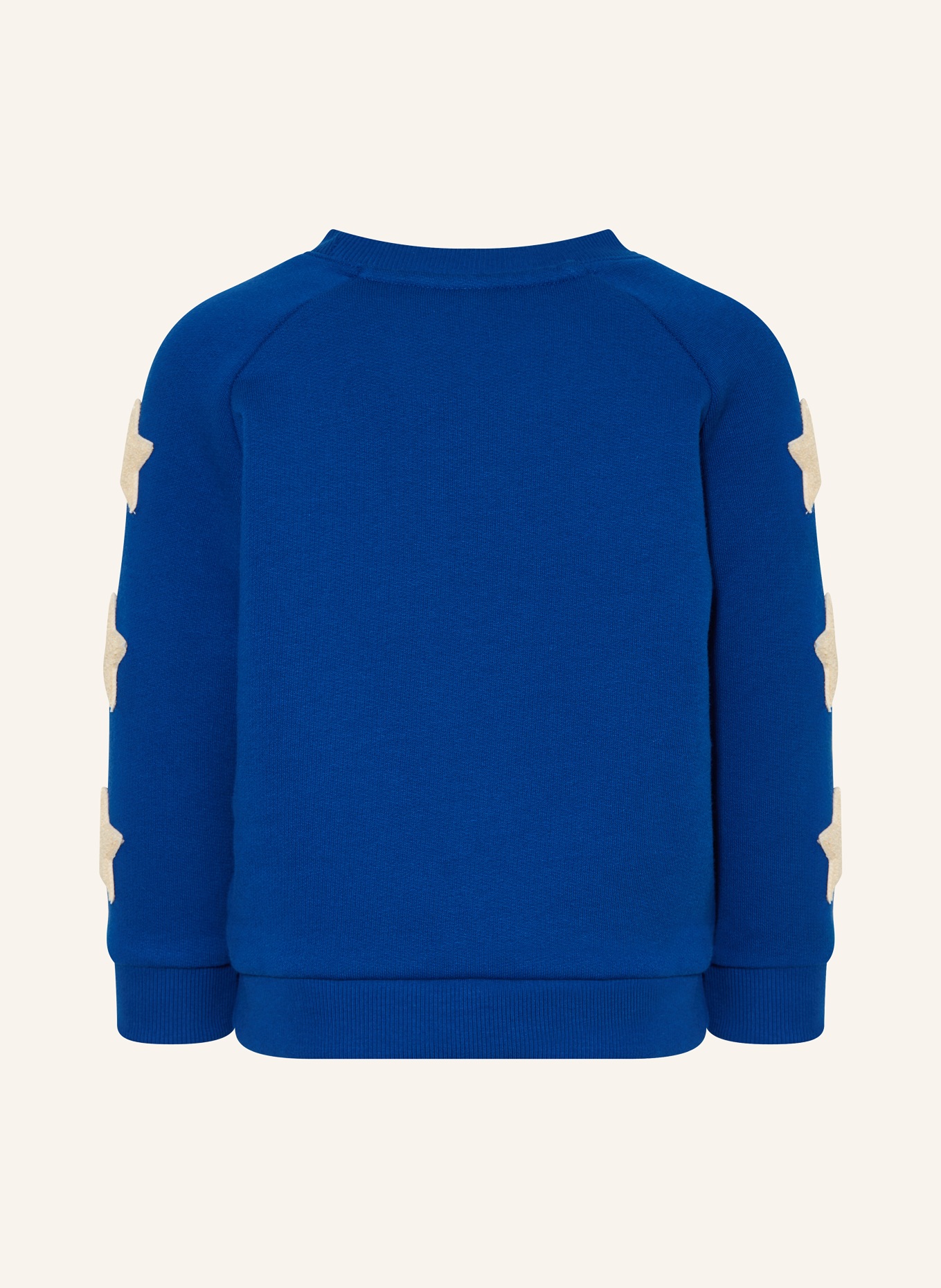 PETIT BATEAU Sweatshirt: BLAU / CREME
