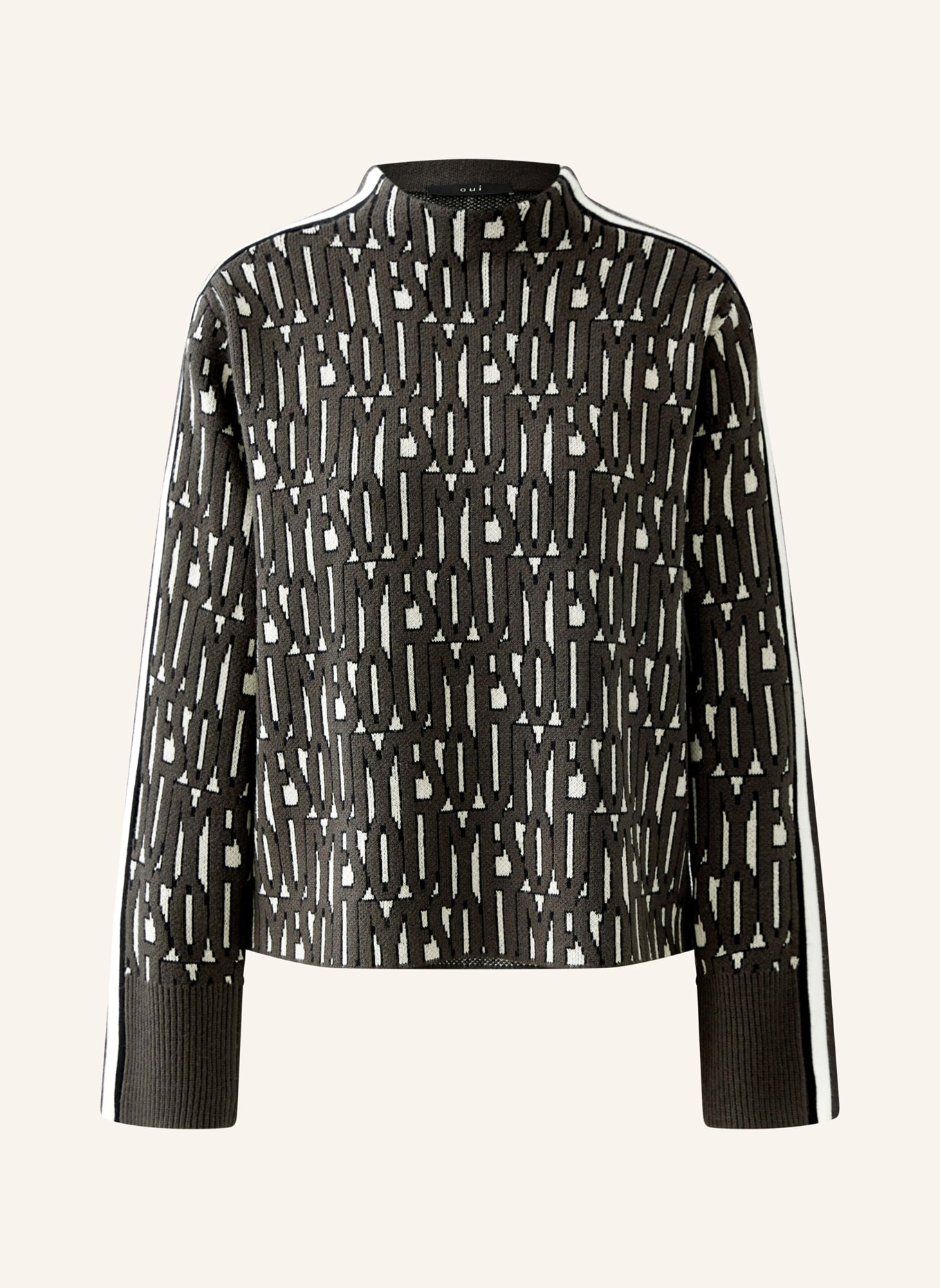 oui sweater: BLACK / DARK GRAY / WHITE