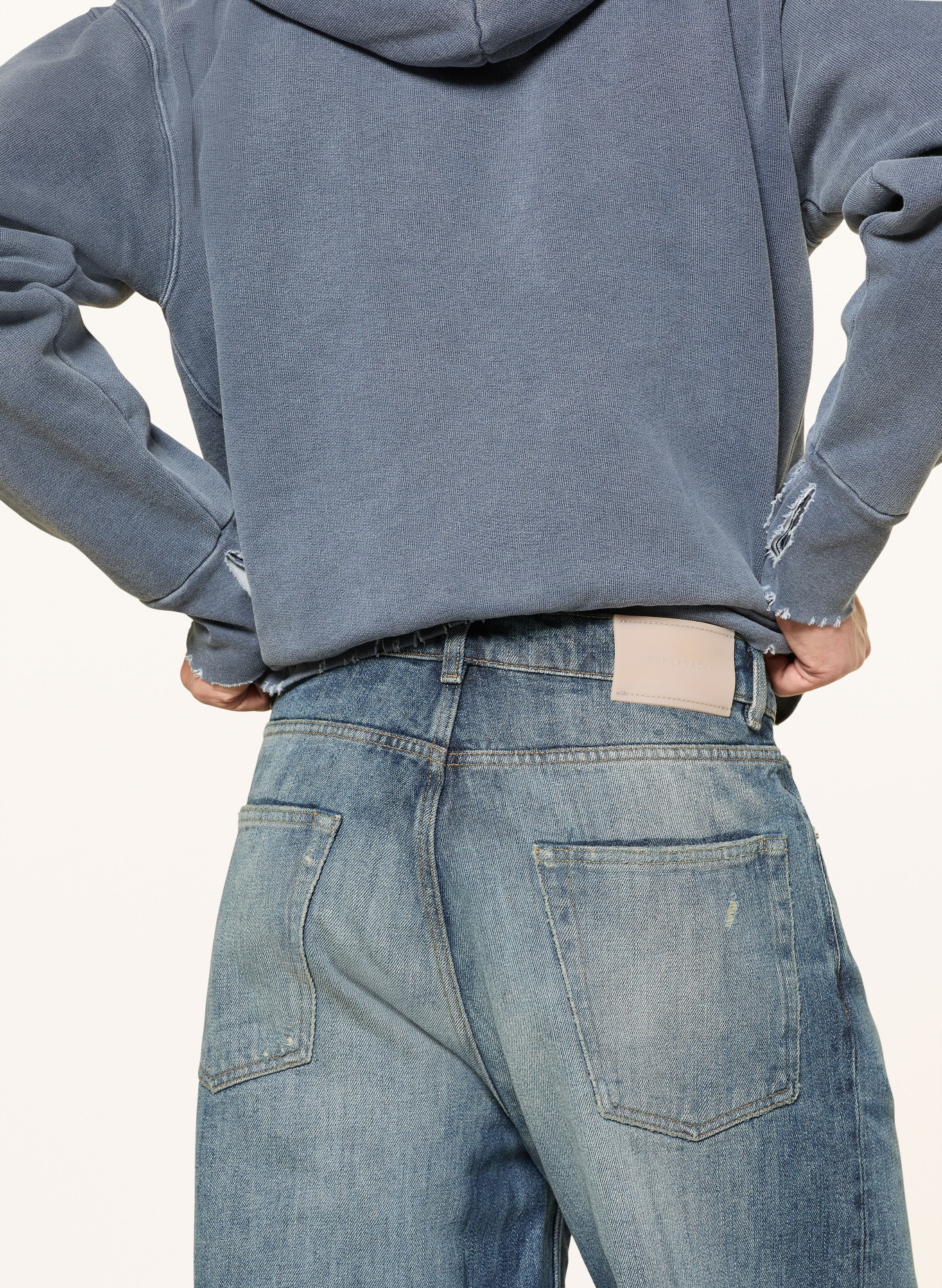 OUR LEGACY VAST CUT Regular Fit Jeans: Road Worn Rope Twill