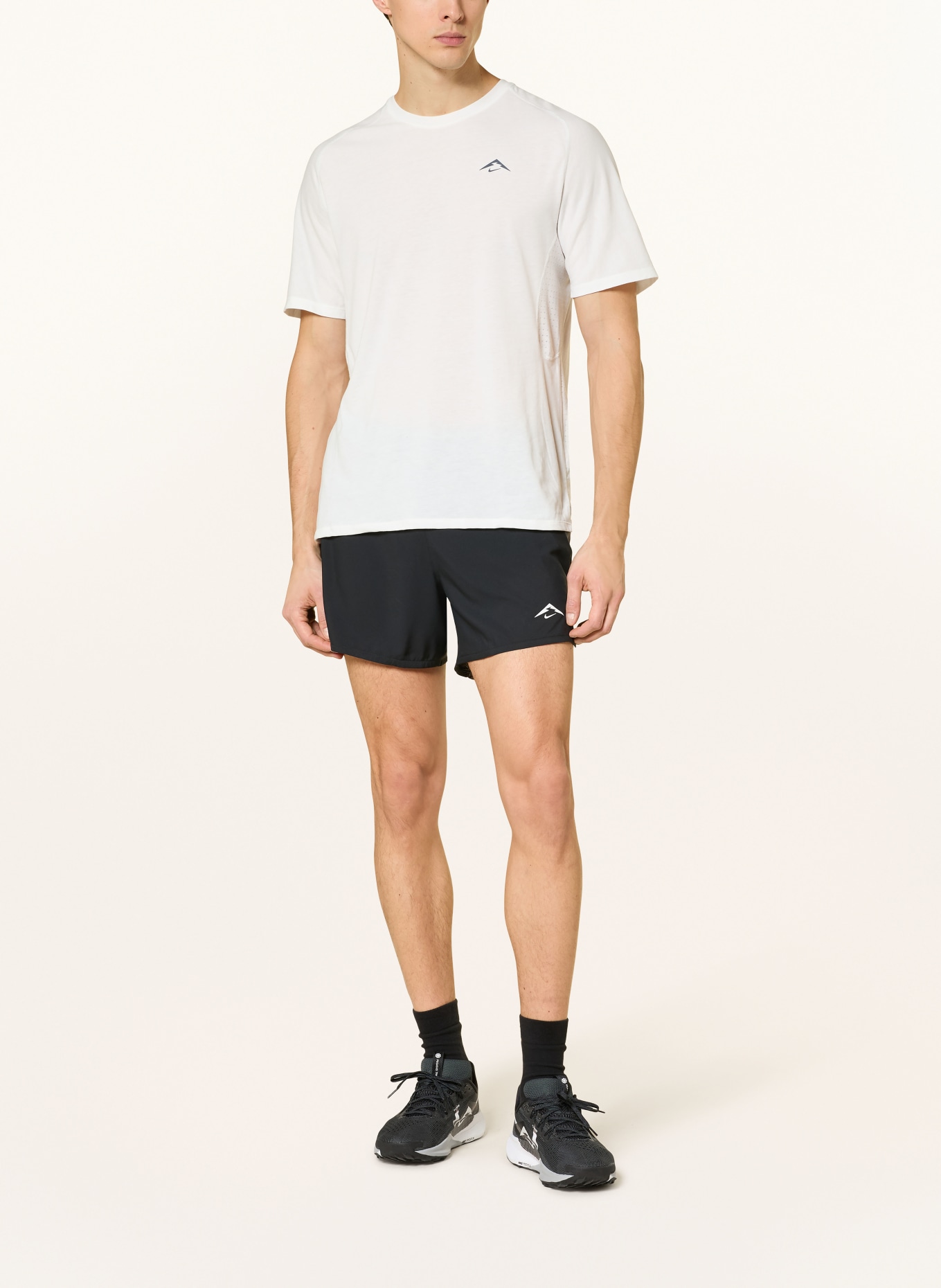 Nike 2-in-1-Laufshorts SECOND SUNRISE: SCHWARZ / DUNKELGRAU