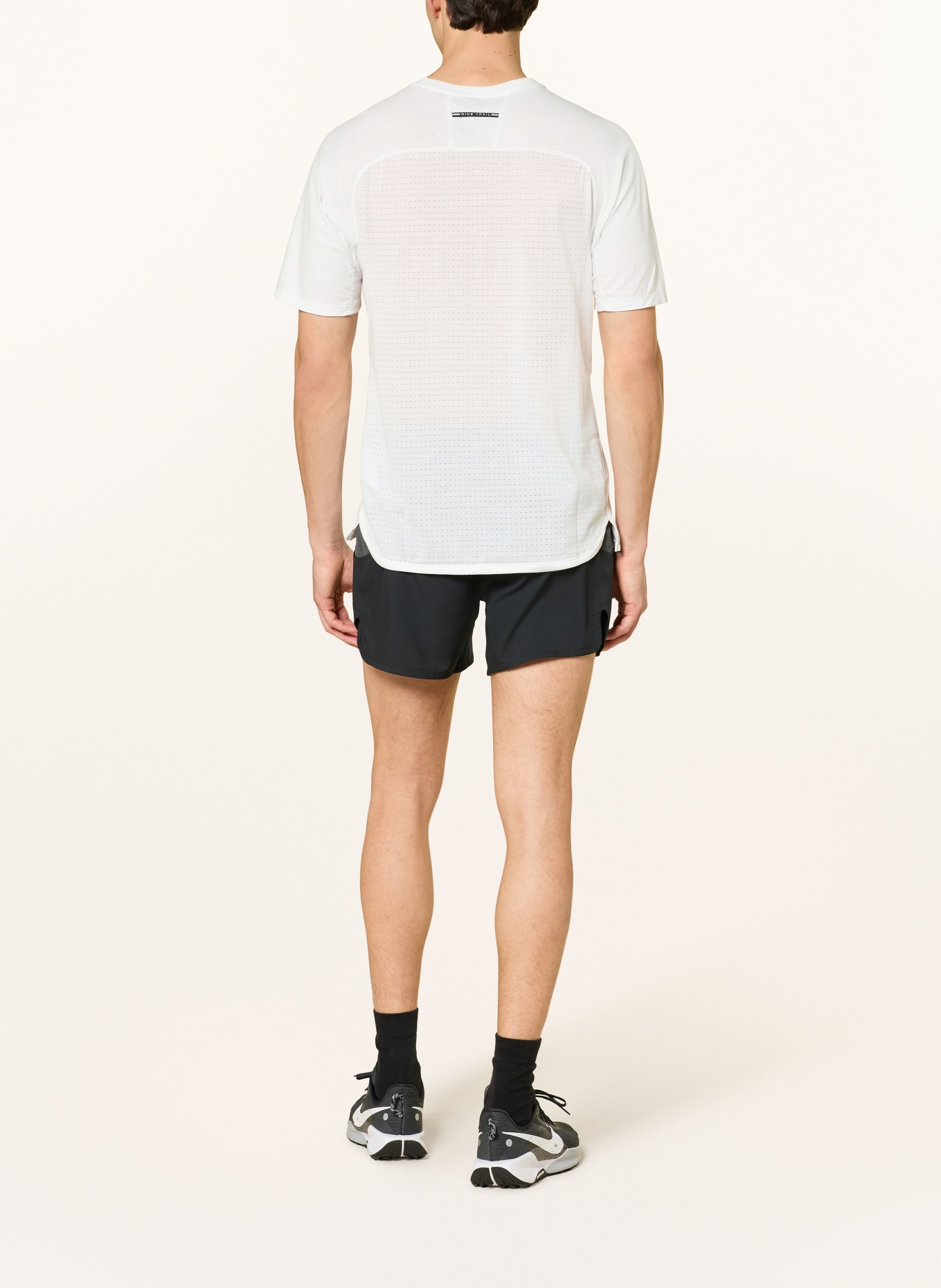 Nike 2-in-1-Laufshorts SECOND SUNRISE: SCHWARZ / DUNKELGRAU